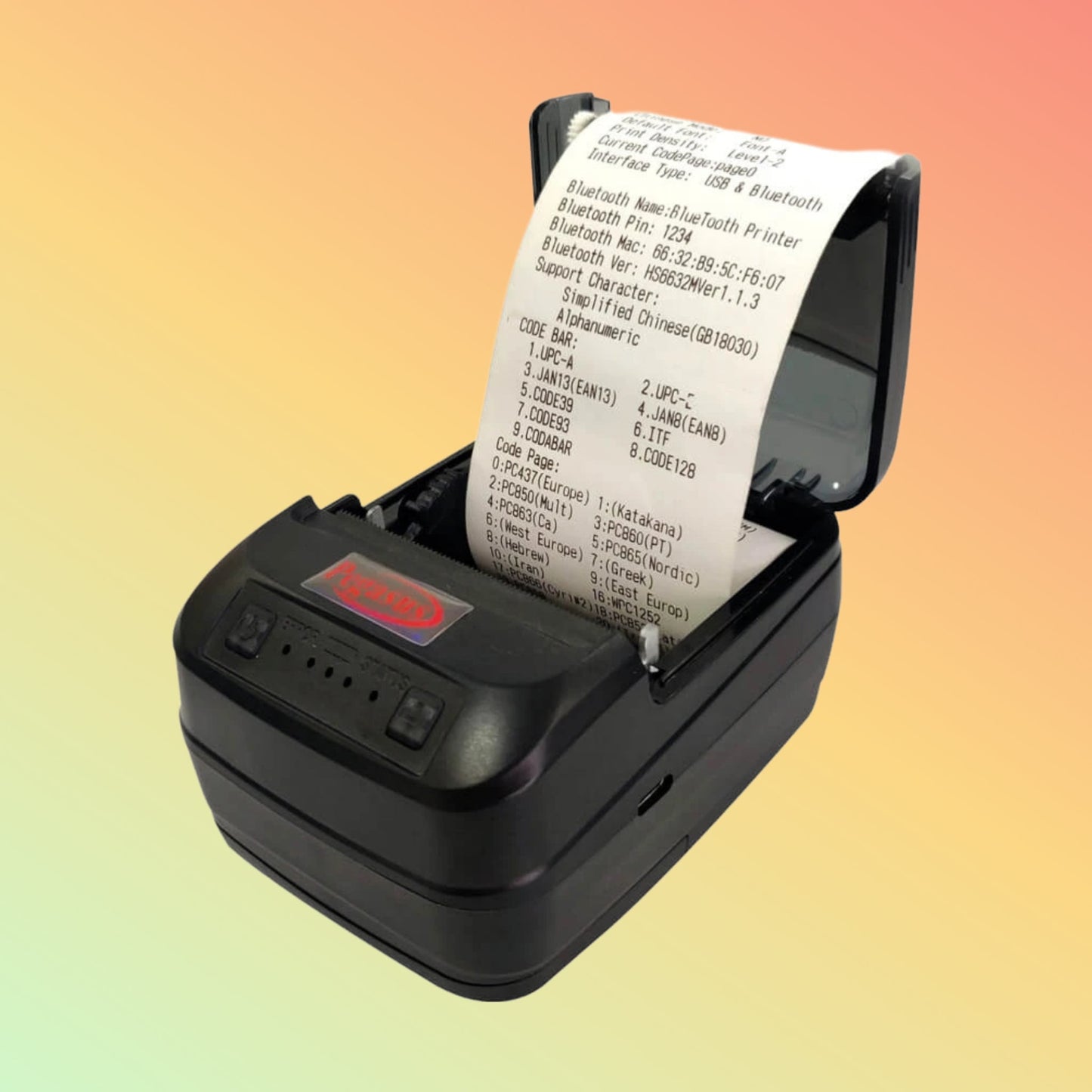 Pegasus PM5822 Portable Mini Thermal Printer - NEOTECH