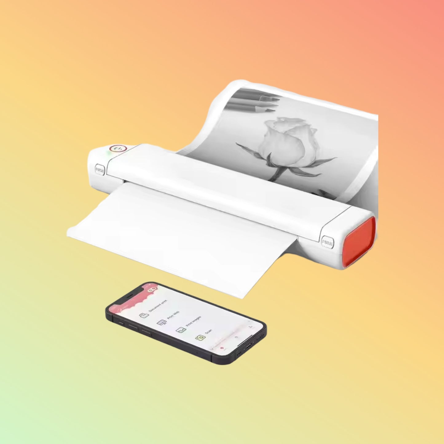 Phomemo M08F Mini Portable 210mm Fast Printing Thermal Printer A4 Size Printer - NEOTECH