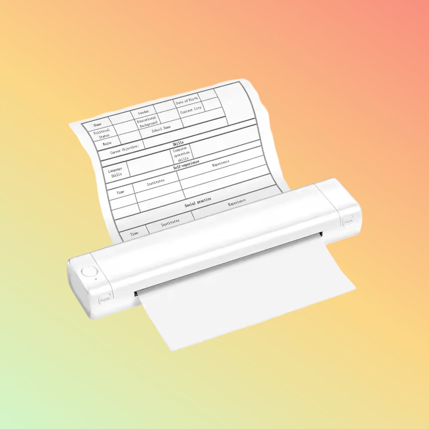 Phomemo M08F Mini Portable 210mm Fast Printing Thermal Printer A4 Size Printer - NEOTECH