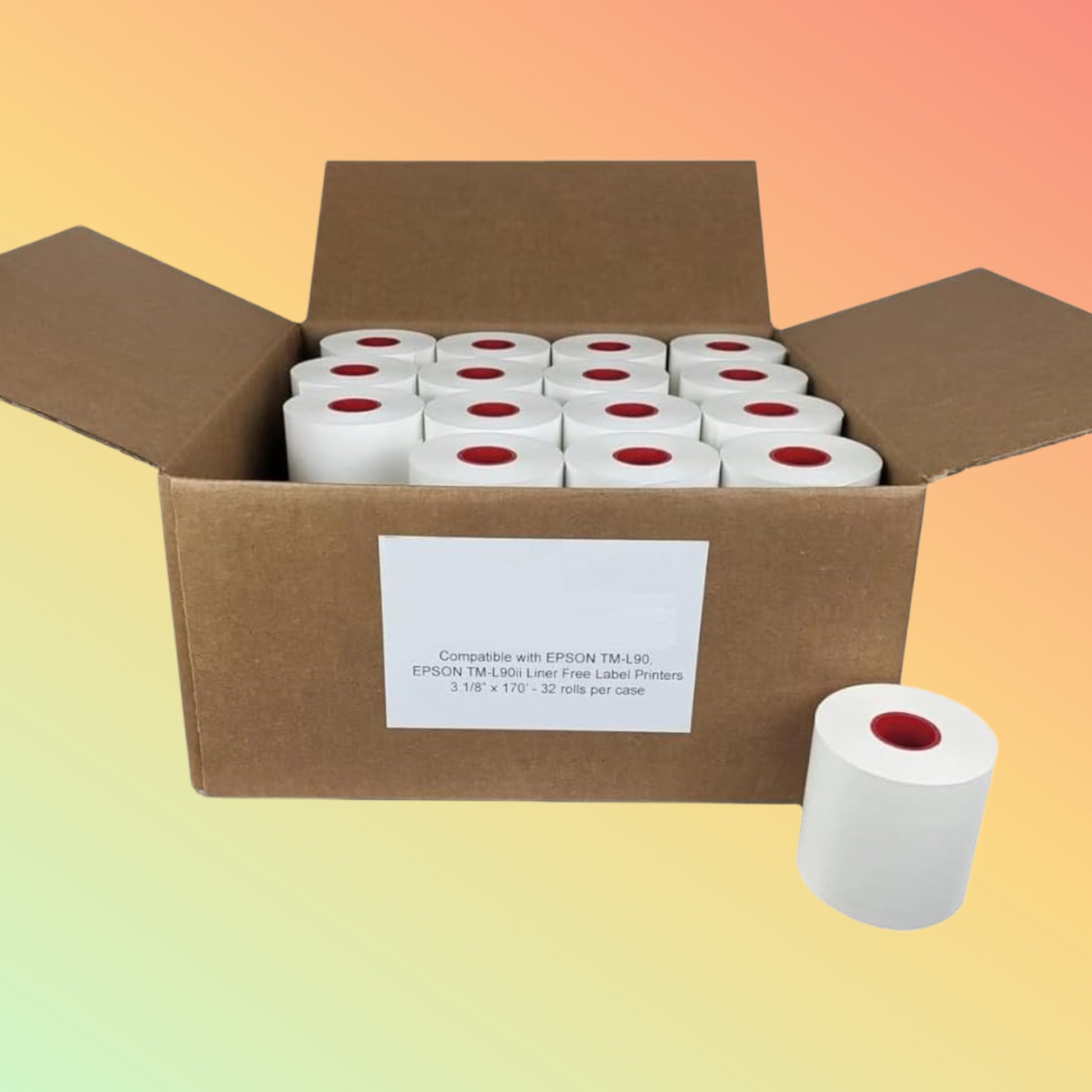 55gsm BPA मुक्त थर्मल टिल रोल 80x80mm 57x38mm यूके के लिए