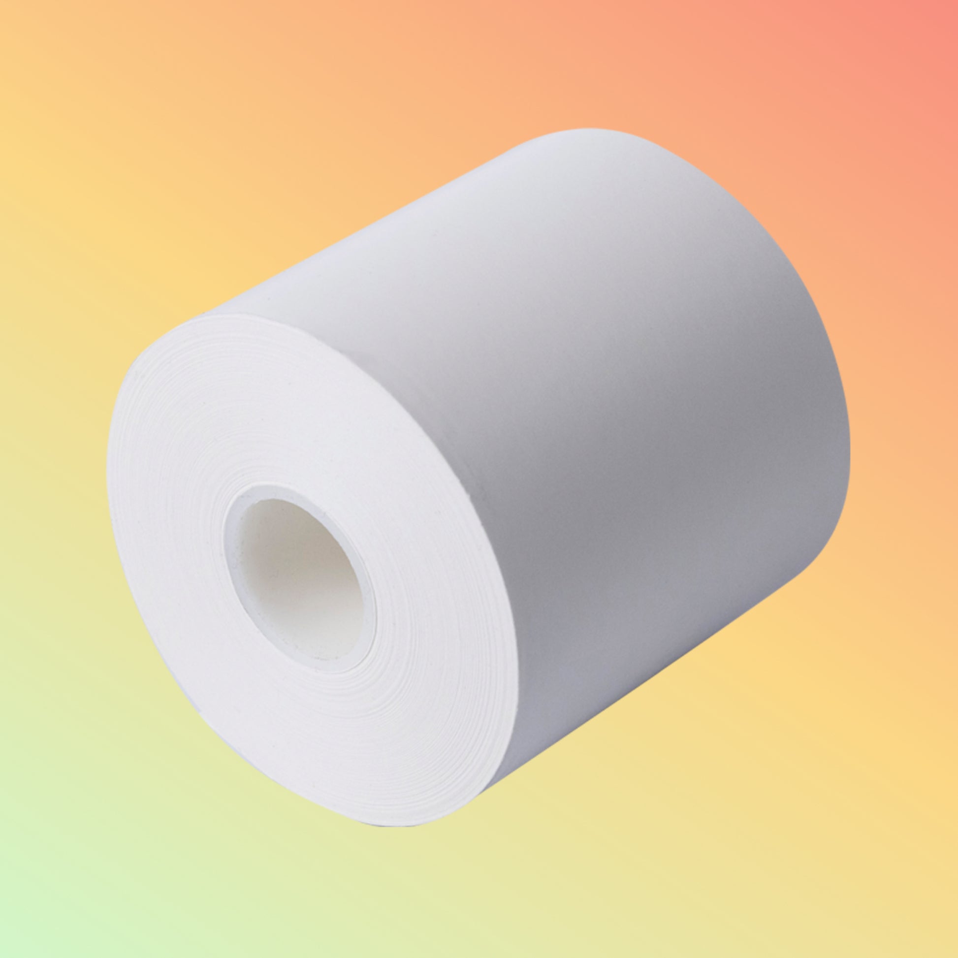 80x80mm BPA मुक्त लोगो मुद्रित थर्मल कैश रजिस्टर पेपर रोल