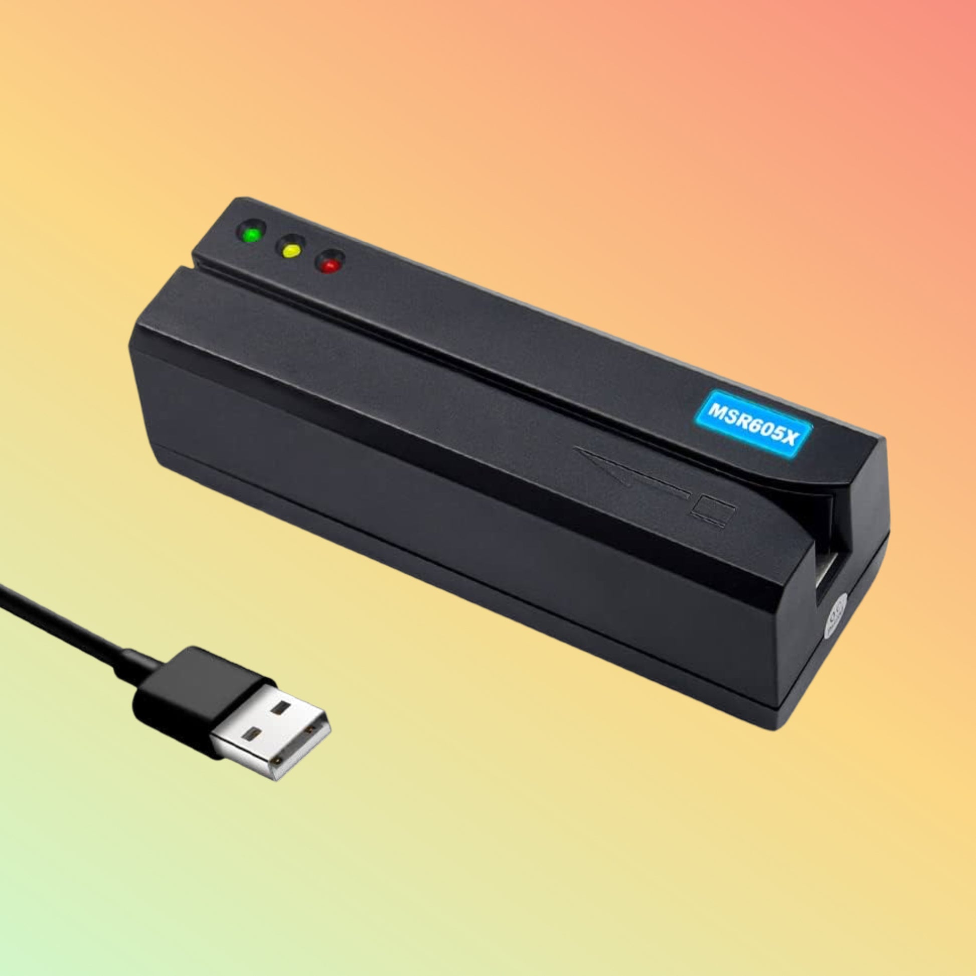 Complete MSR605X Package Including 20 Blank Cards and Software CD