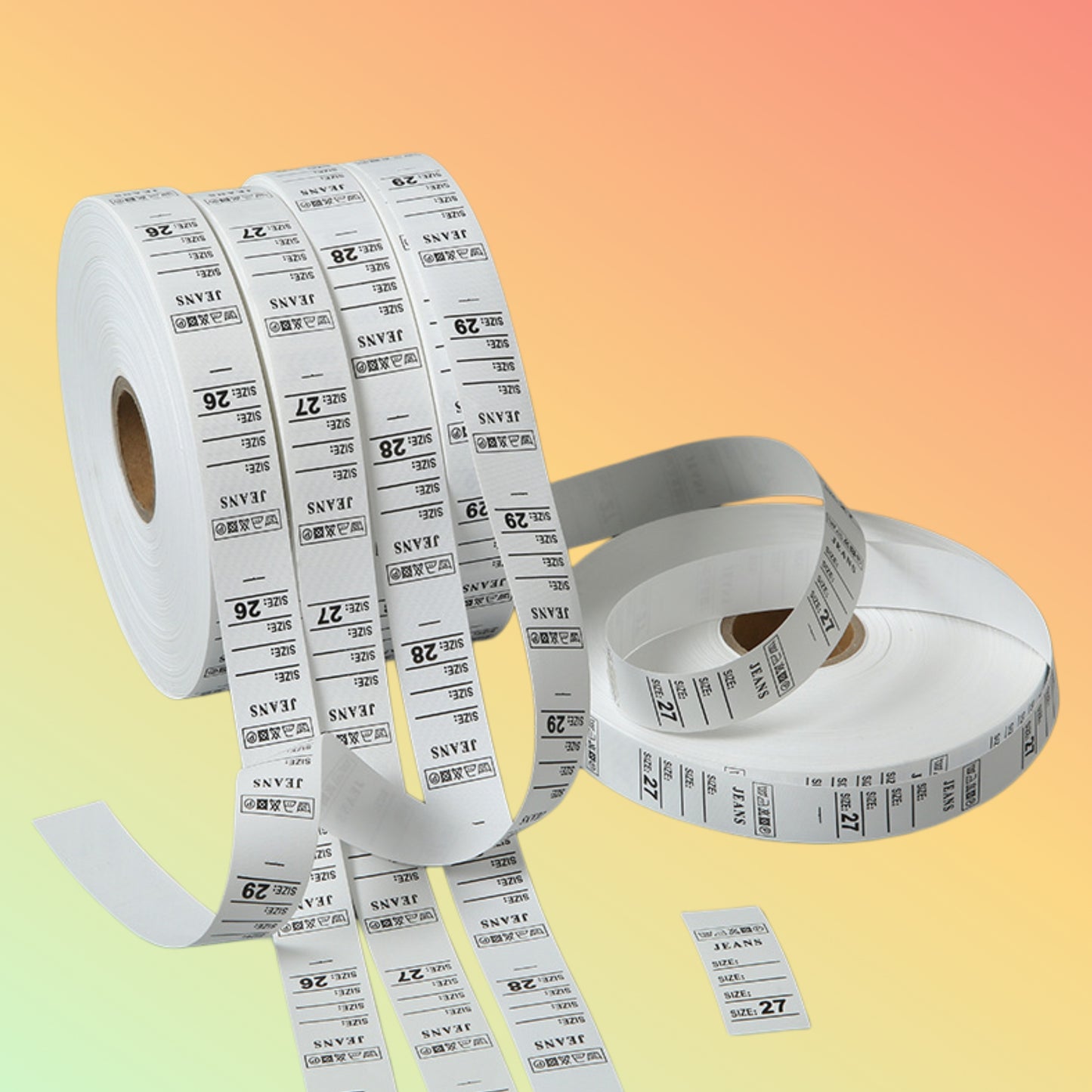 Nylon Taffeta Label Roll 40mm × 200m Laundry Label | NEOTECH® UAE