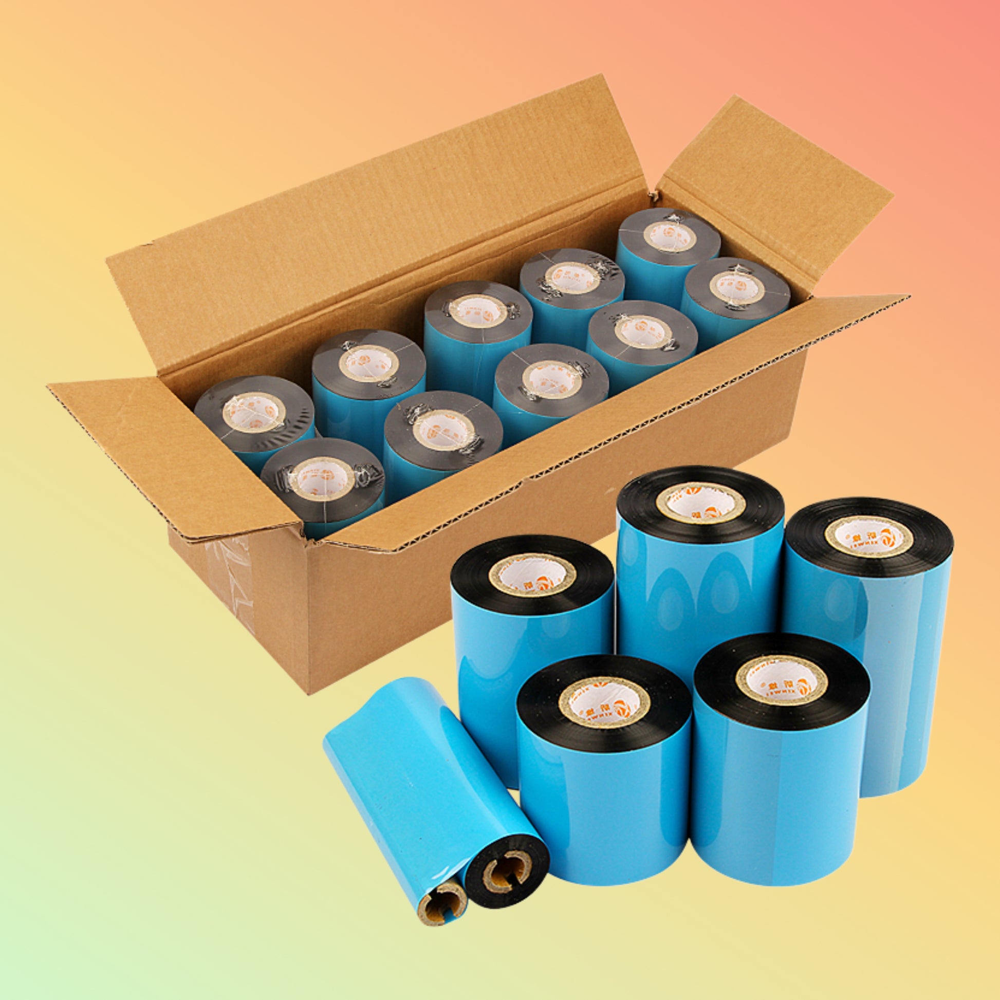 ROSELYN 110mm x 300m Wax Ribbon Thermal Transfer Ribbon | NEOTECH® UAE