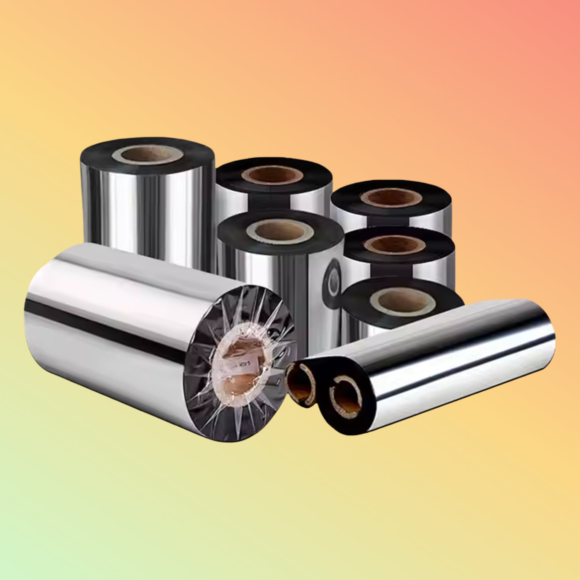 ROSELYN Black Wax Resin Thermal Transfer Ribbon 110mm x 300m | NEOTECH® UAE