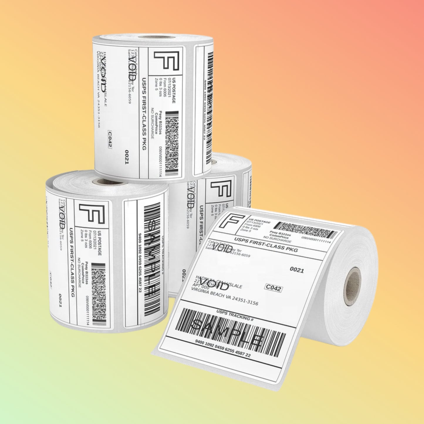 NEOTECH® 4x6 Noon FBA Label Roll | Direct Thermal Shipping Labels | NEOTECH® UAE