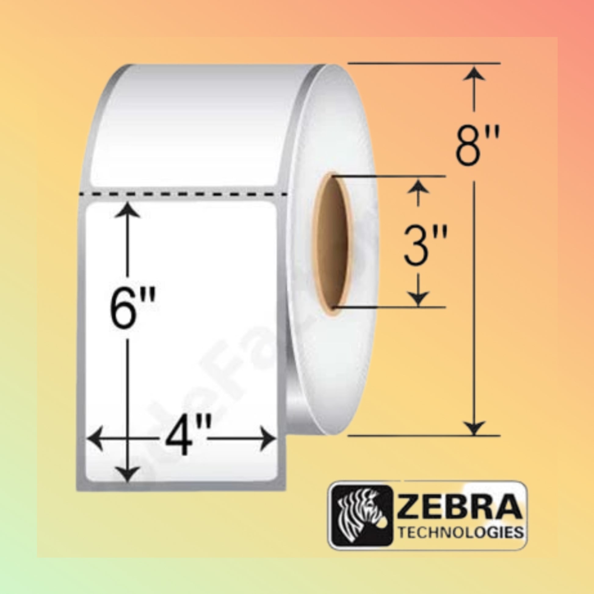 Z-Ultimate 4000T 4x6 Polyester Labels | Thermal Transfer | NEOTECH® UAE