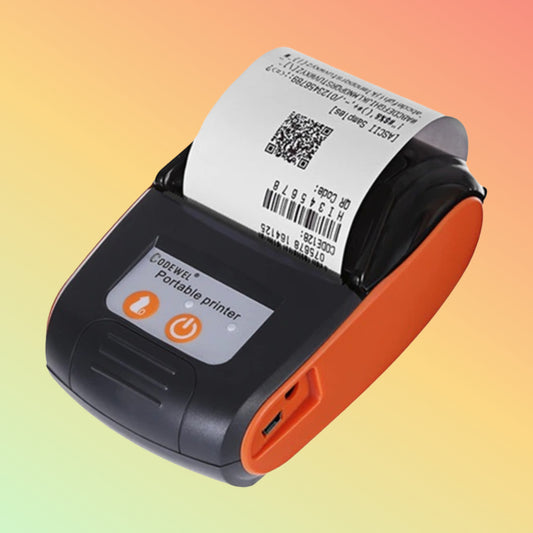 طابعة حرارية صغيرة محمولة لأجهزة أندرويد بحجم 58 مم