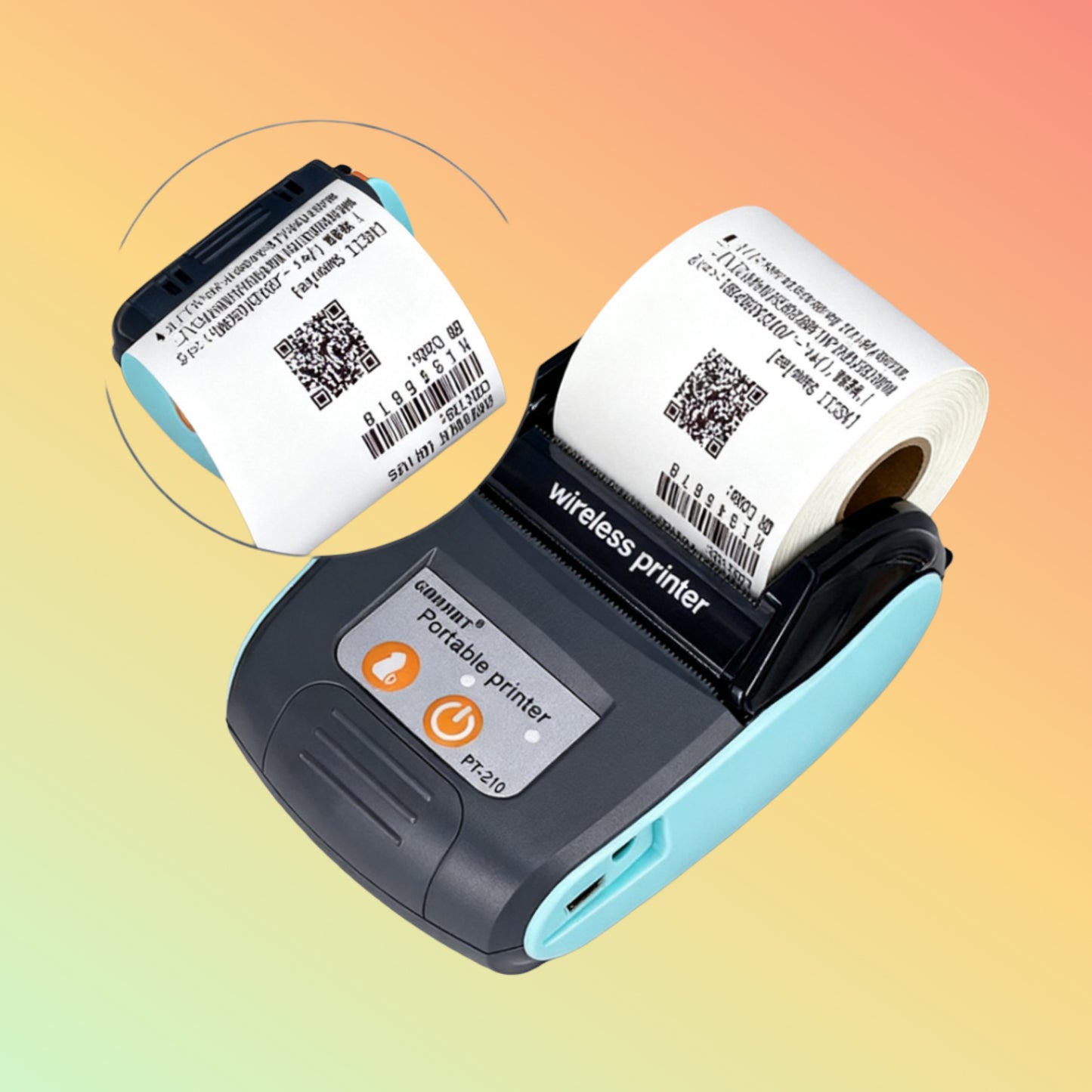 58mm Portable Thermal Printer | Bluetooth Receipt Printer for Android & iOS | NEOTECH® UAE