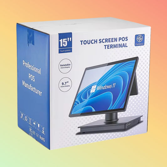 POSTECH PT-R918 Core i7 POS Terminal 15" Dual Display | NEOTECH® UAE