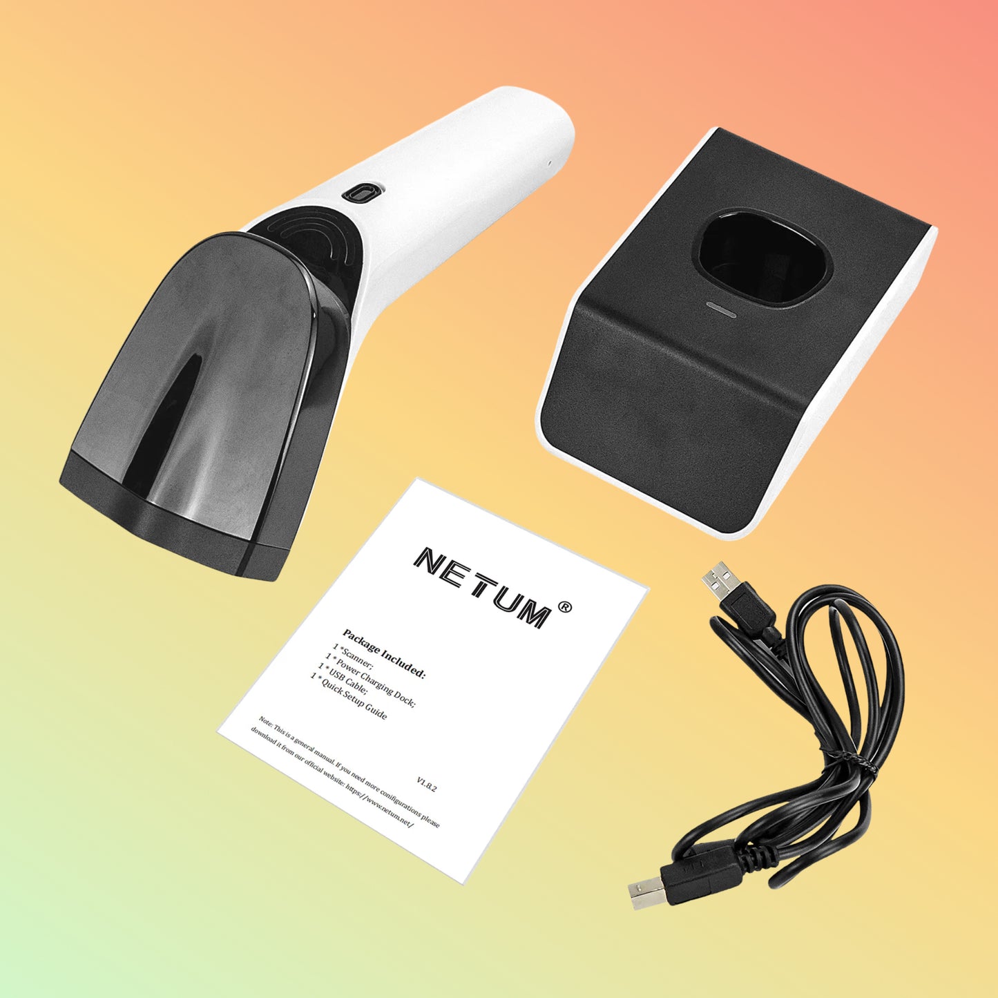 NETUM DS7500 2D Wireless Barcode Scanner – NEOTECH® UAE