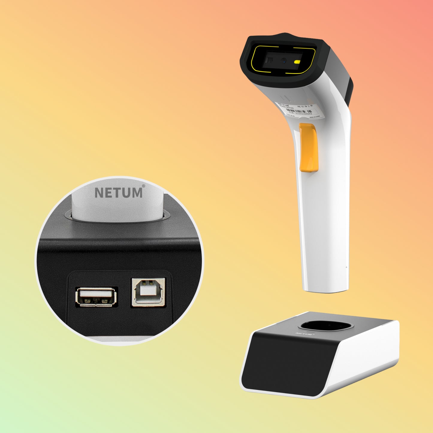 NETUM DS7500 2D Wireless Barcode Scanner – NEOTECH® UAE
