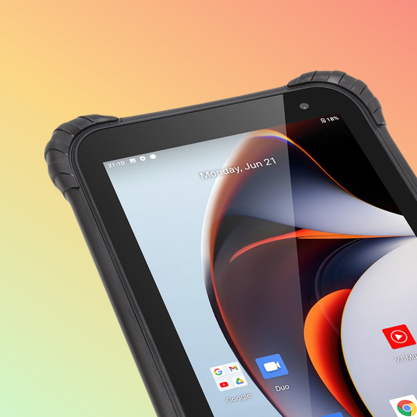QCOM P300 Pro 8-Inch Rugged Android Tablet 4G LTE NFC | NEOTECH® UAE