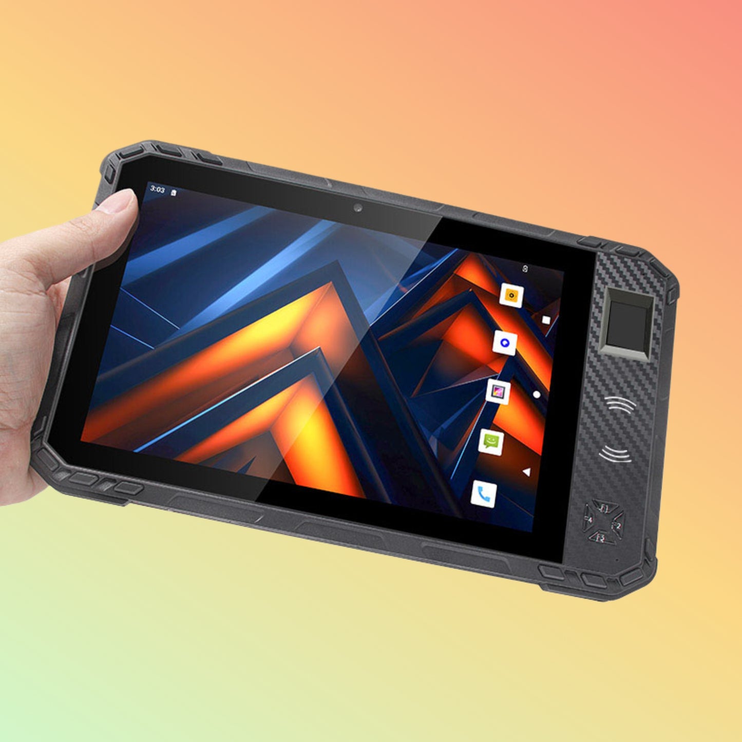 UTAB R801 Rugged Biometric Android Tablet | NEOTECH® UAE