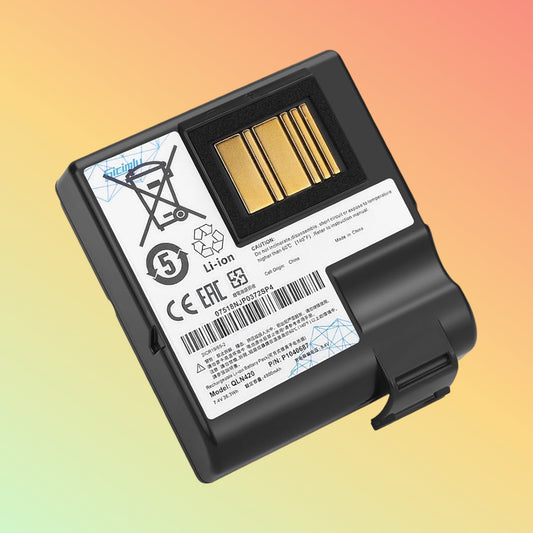 ज़ेबरा मोबाइल प्रिंटर के लिए BATTEREA 7.2V 6800mAh प्रतिस्थापन बैटरी, ज़ेबरा QLN420 और ZQ630 मोबाइल प्रिंटर, ली-आयन बैटरी के साथ संगत