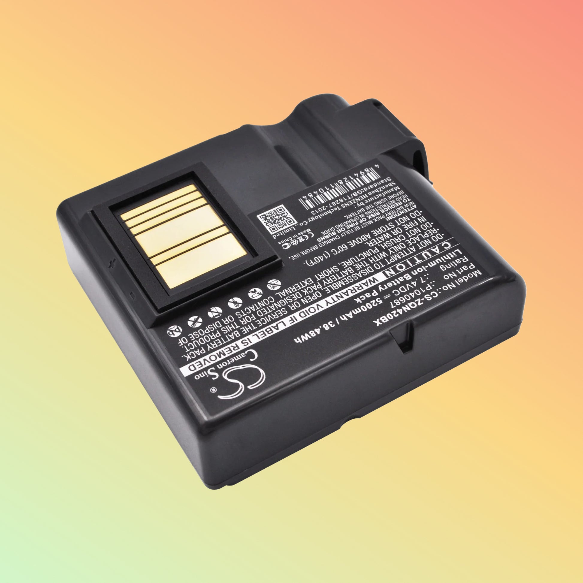 ज़ेबरा QLN420 और ZQ630 मोबाइल प्रिंटर के लिए Batterea 7.2V 6800mAh रिप्लेसमेंट बैटरी, ली-आयन बैटरी