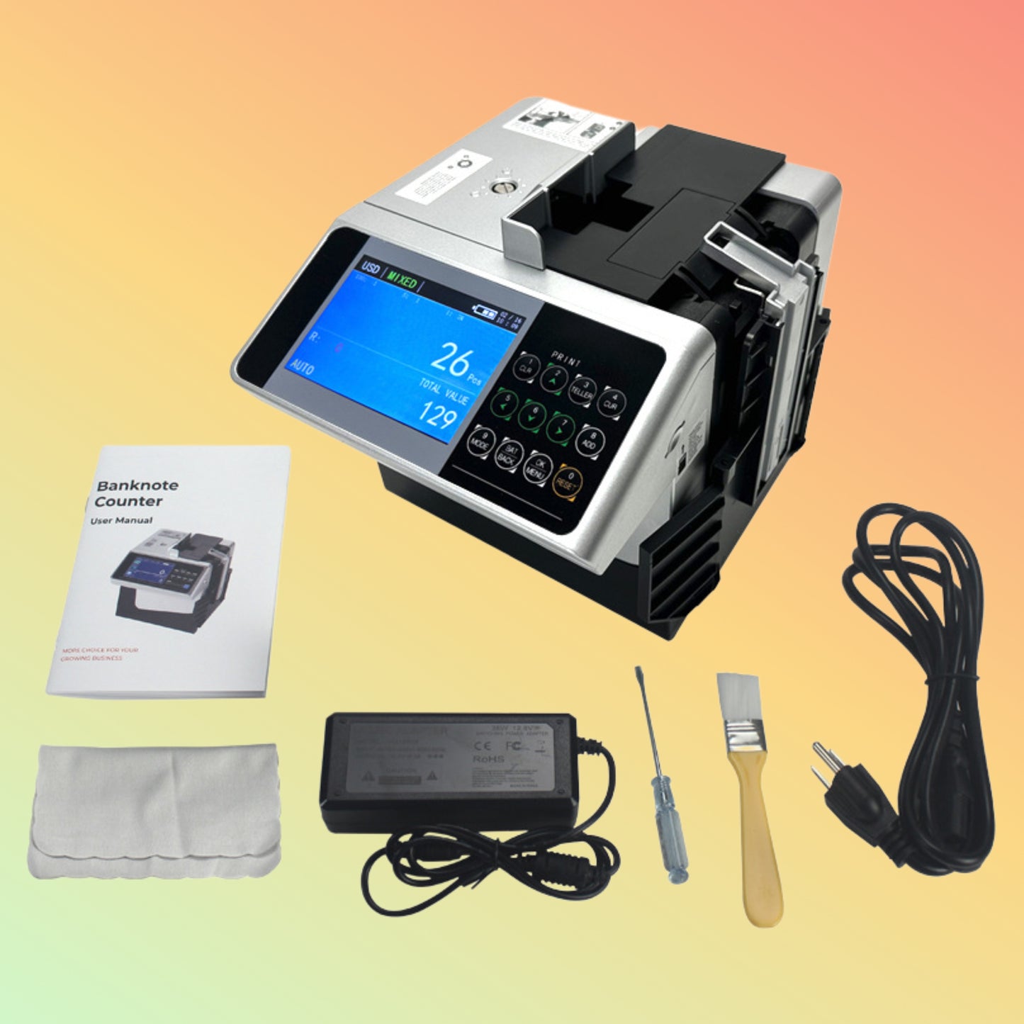 Money Counting Machine Battery Operated Value Counting with Counterfeit Detection – NEOTECH® UAE