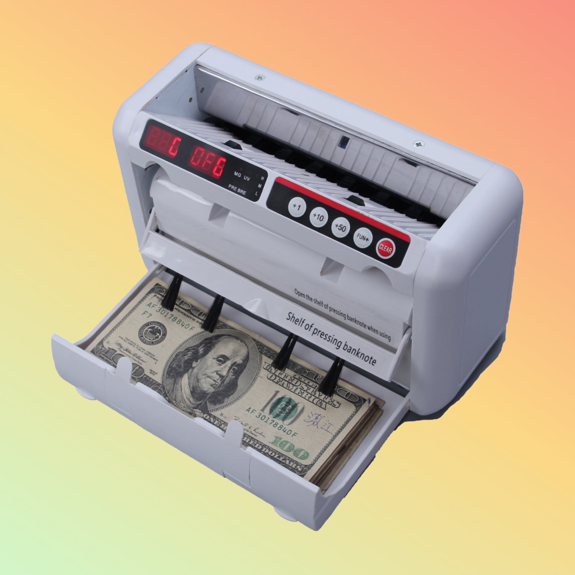Mini Portable Money Counting Machine Battery Operated UV MG – NEOTECH® UAE