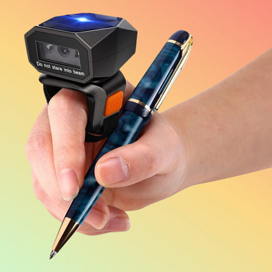 NOGTEK YH1561-BLACK-USB BT-2D Wireless Ring Barcode Scanner NEOTECH® UAE