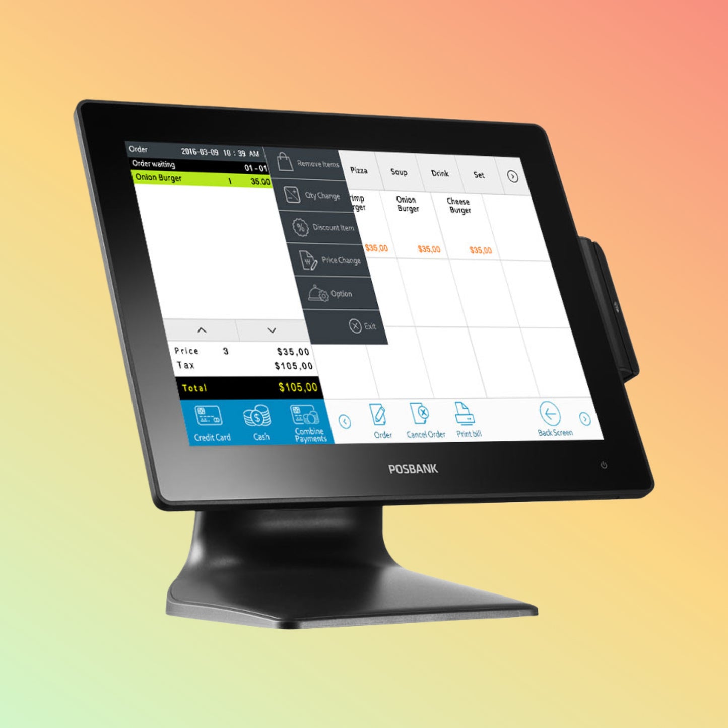 POSBANK APEXA CORE AP-1500 POS Terminal UAE | Intel® Core™ i5 Touch POS System | NEOTECH®