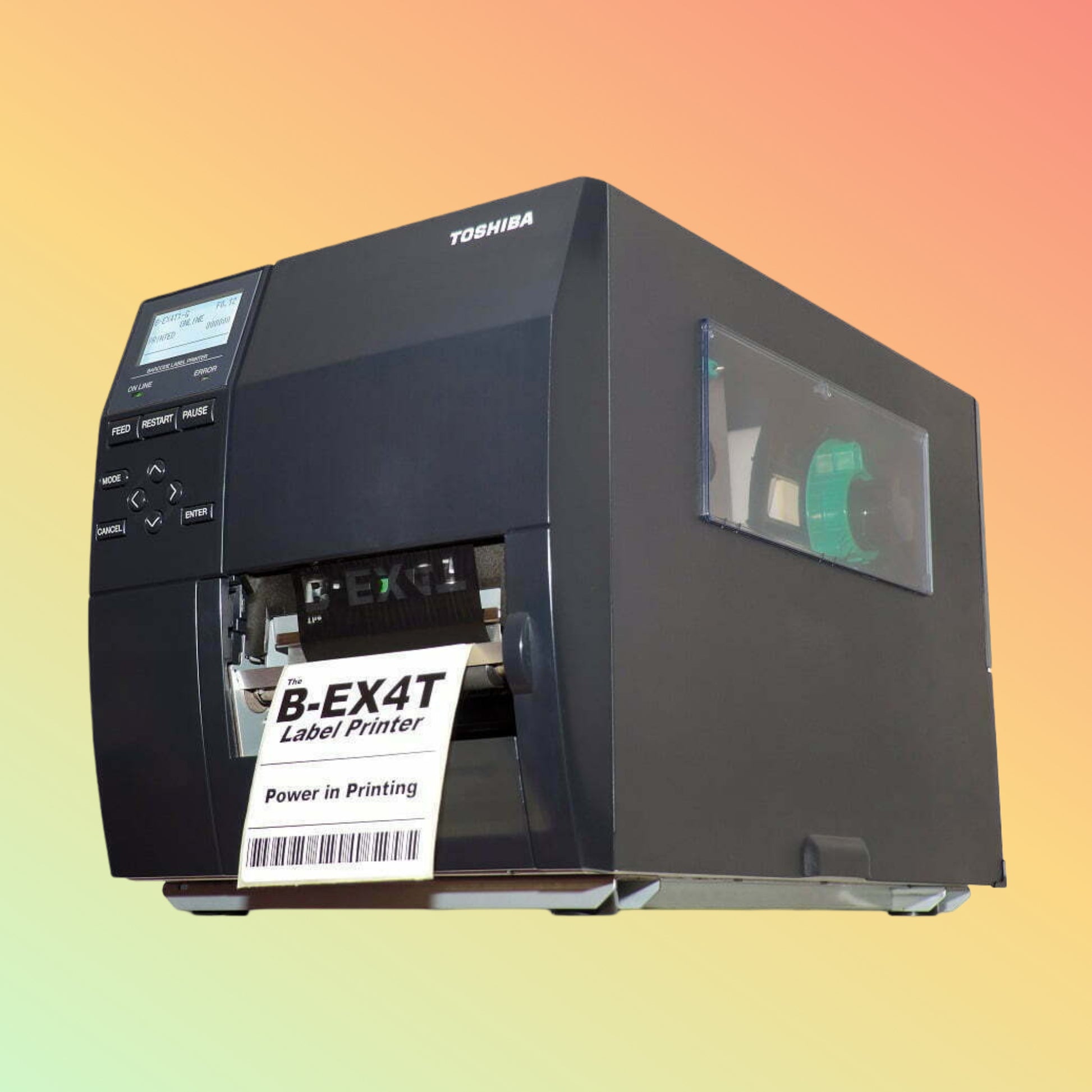 Toshiba B-EX4T2 Industrial Thermal Barcode Printer UAE | Toshiba Label Printing Solutions | NEOTECH®