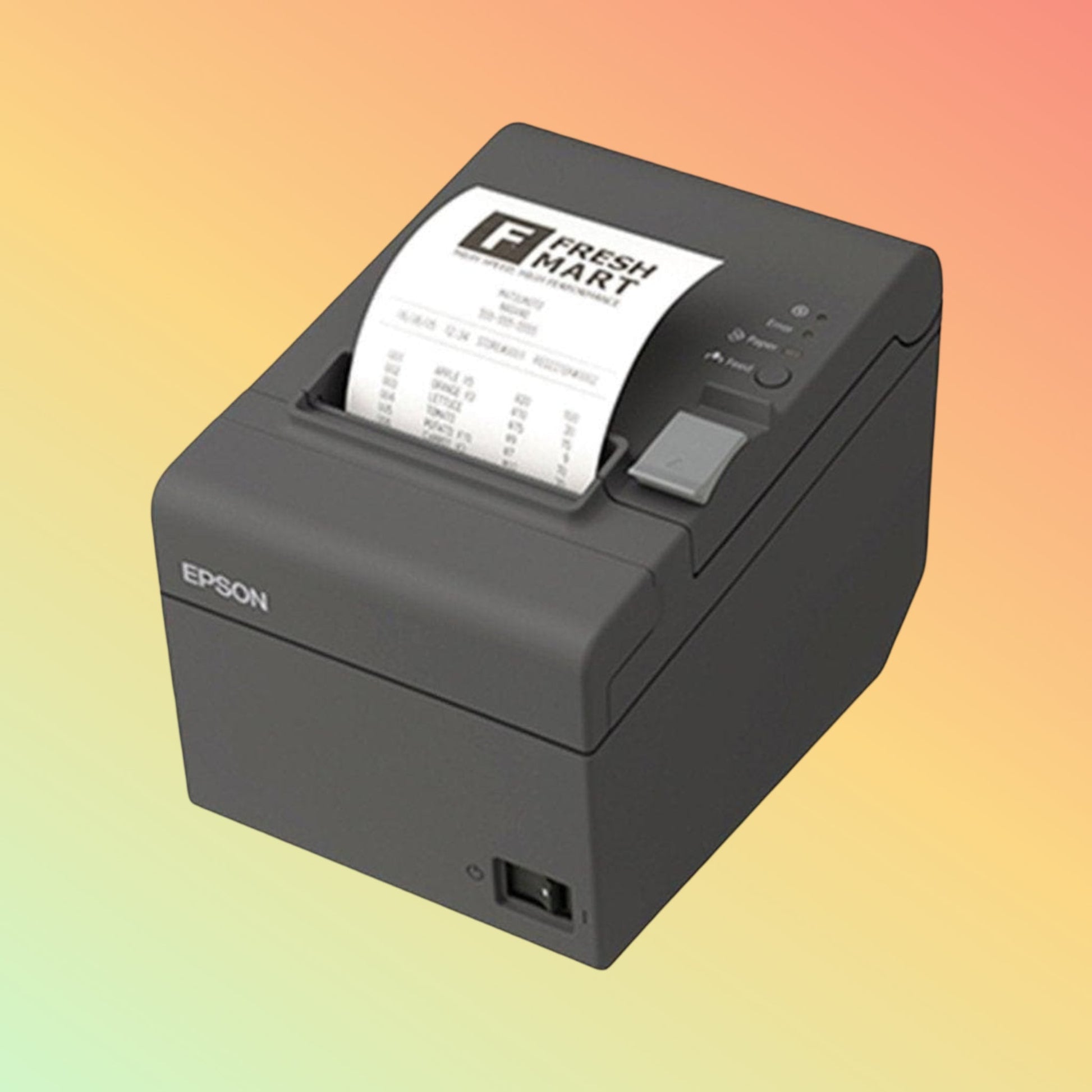 Alt="Epson T20III thermal printer with its durable build, ready for high-demand checkout environments."