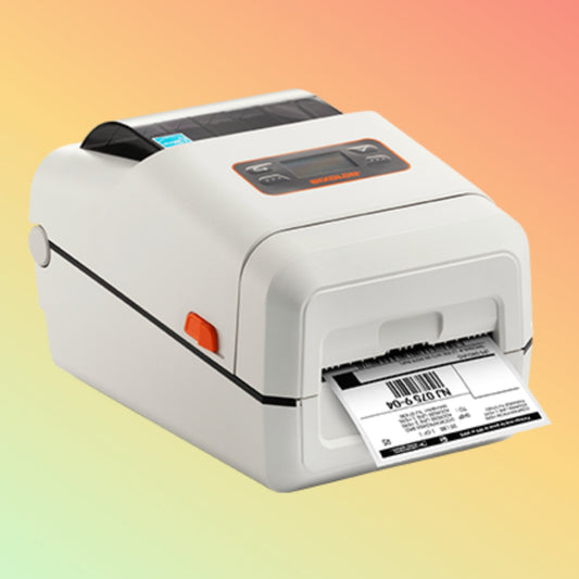 alt="Detailed image of Bixolon XL5-40's connectivity ports, showcasing versatility in office and warehouse settings."