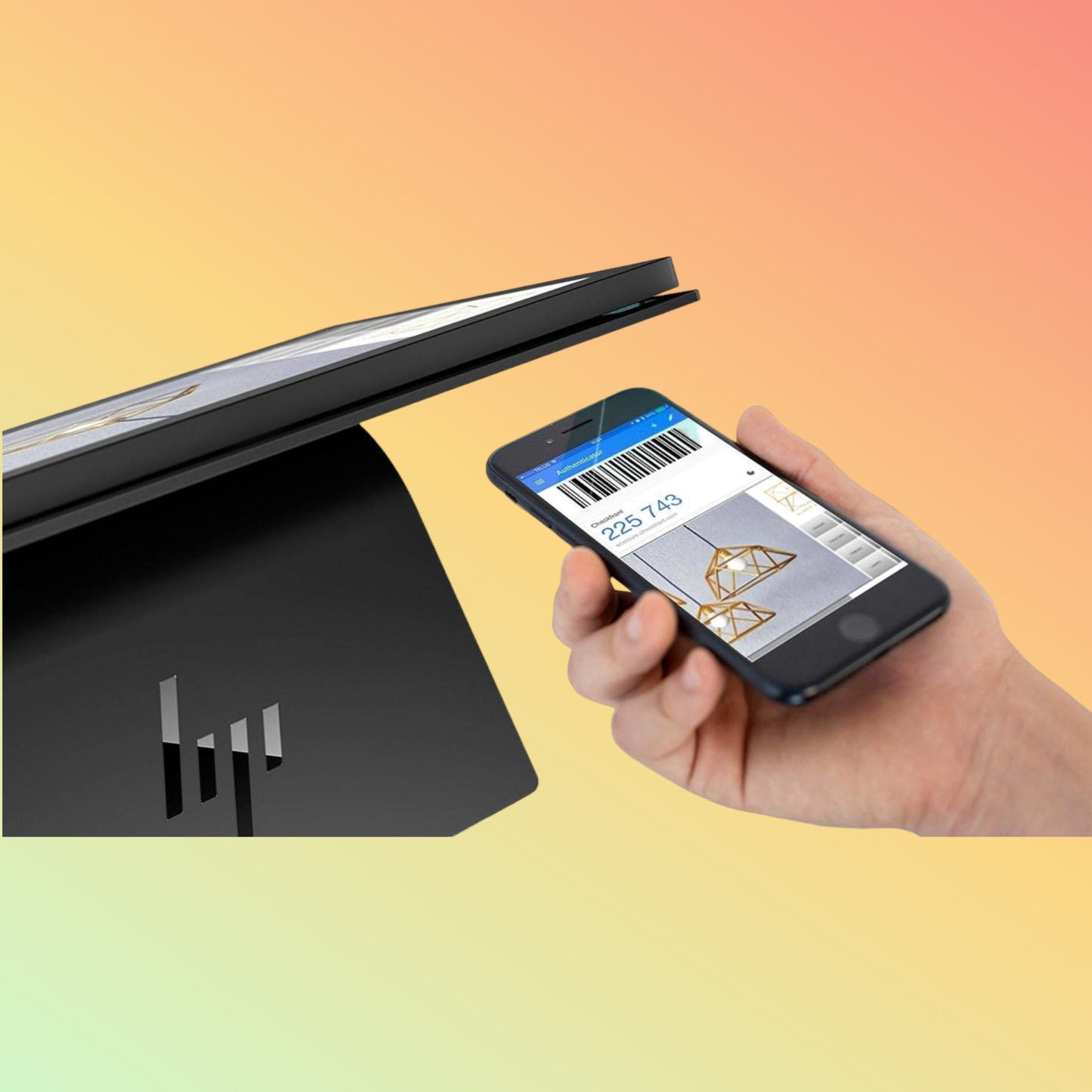 Alt="HP Engage One Prime set in a café environment, demonstrating its versatile use for order management."