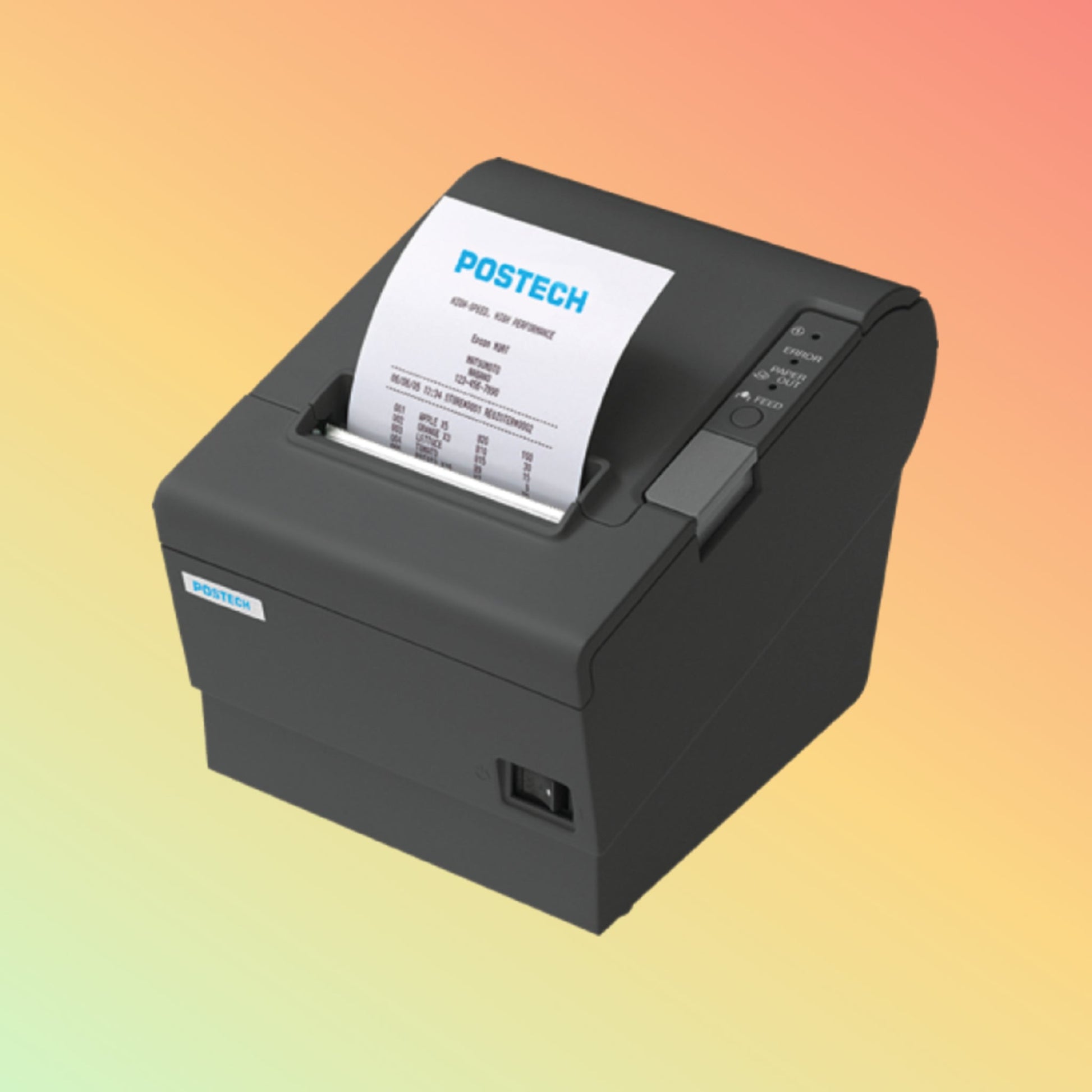 "POSTECH PT-R88VI-UB 80mm Thermal Printer with USB and Bluetooth"