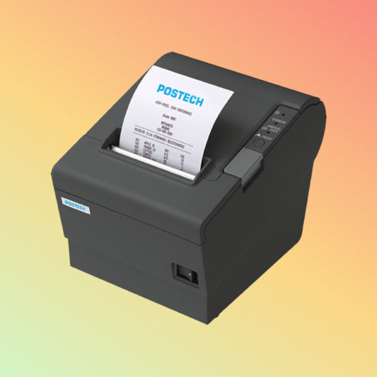 "POSTECH PT-R88VII Thermal Receipt Printer with USB, Bluetooth, and WiFi"