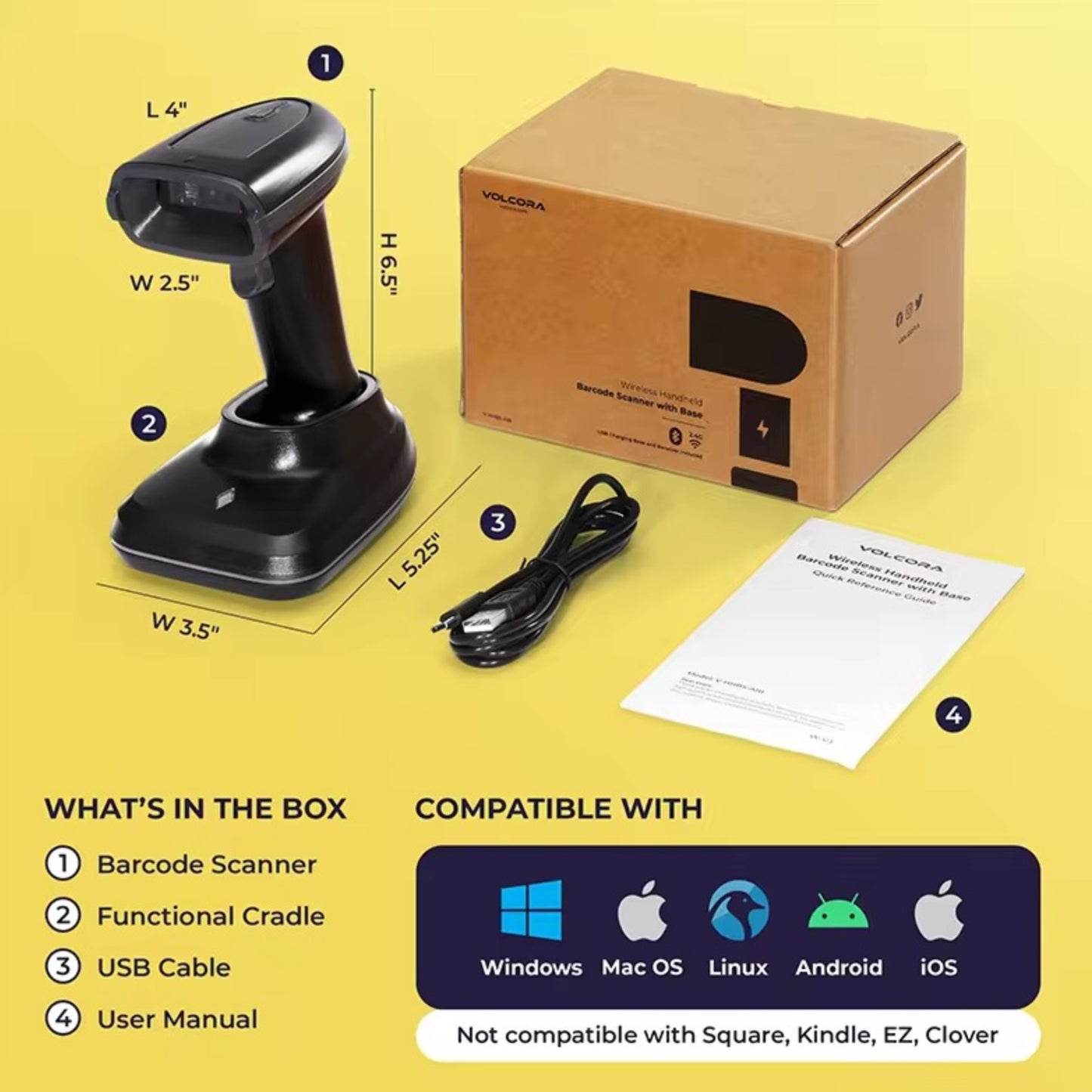 NEOPOS NP-R230 : 3-in-1 Bluetooth Barcode Scanner