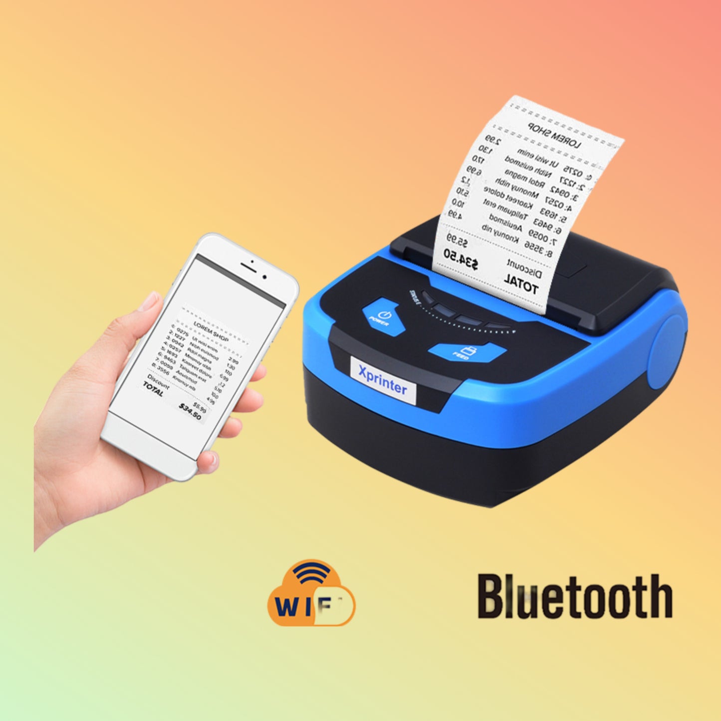 POSTECH PT-R810-BT Mobile Printer