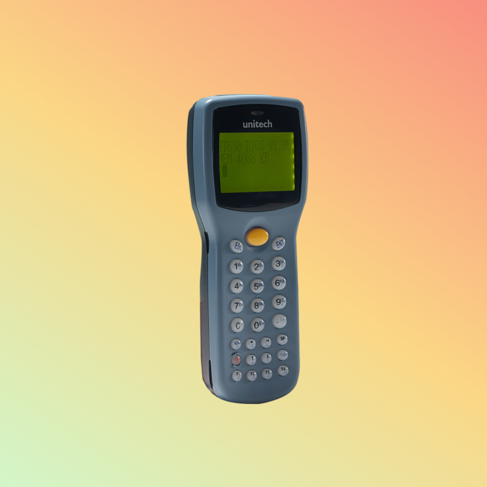 alt="Rugged Unitech HT630 handheld terminal, ideal for industrial and warehouse settings, offering a compact design, high-resolution display, and reliable connectivity."