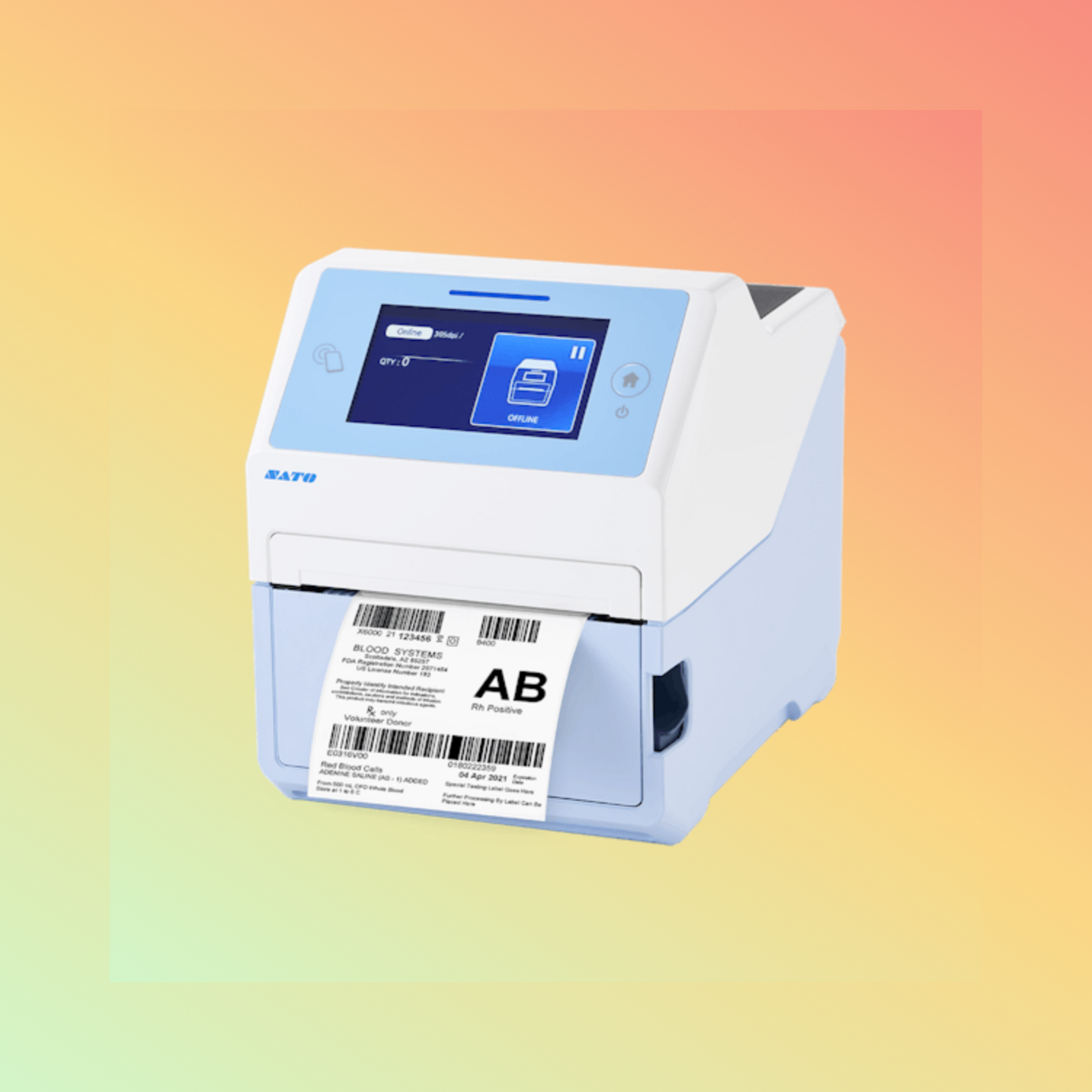 alt="SATO America CT4-LX-HC desktop thermal printers designed for compact use, featuring high-resolution output, versatile connectivity options, and reliable thermal printing."