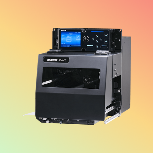 alt="SATO America S84/S86NX Series print engines designed for high-speed industrial printing, featuring robust construction, high-resolution output, and versatile connectivity options."