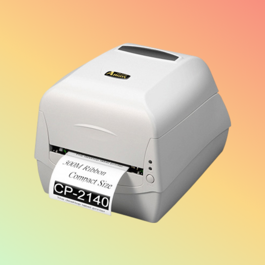 alt="ARGOX CP-2140 desktop printer designed for compact spaces, featuring high-resolution output, versatile connectivity options, and efficient label printing."