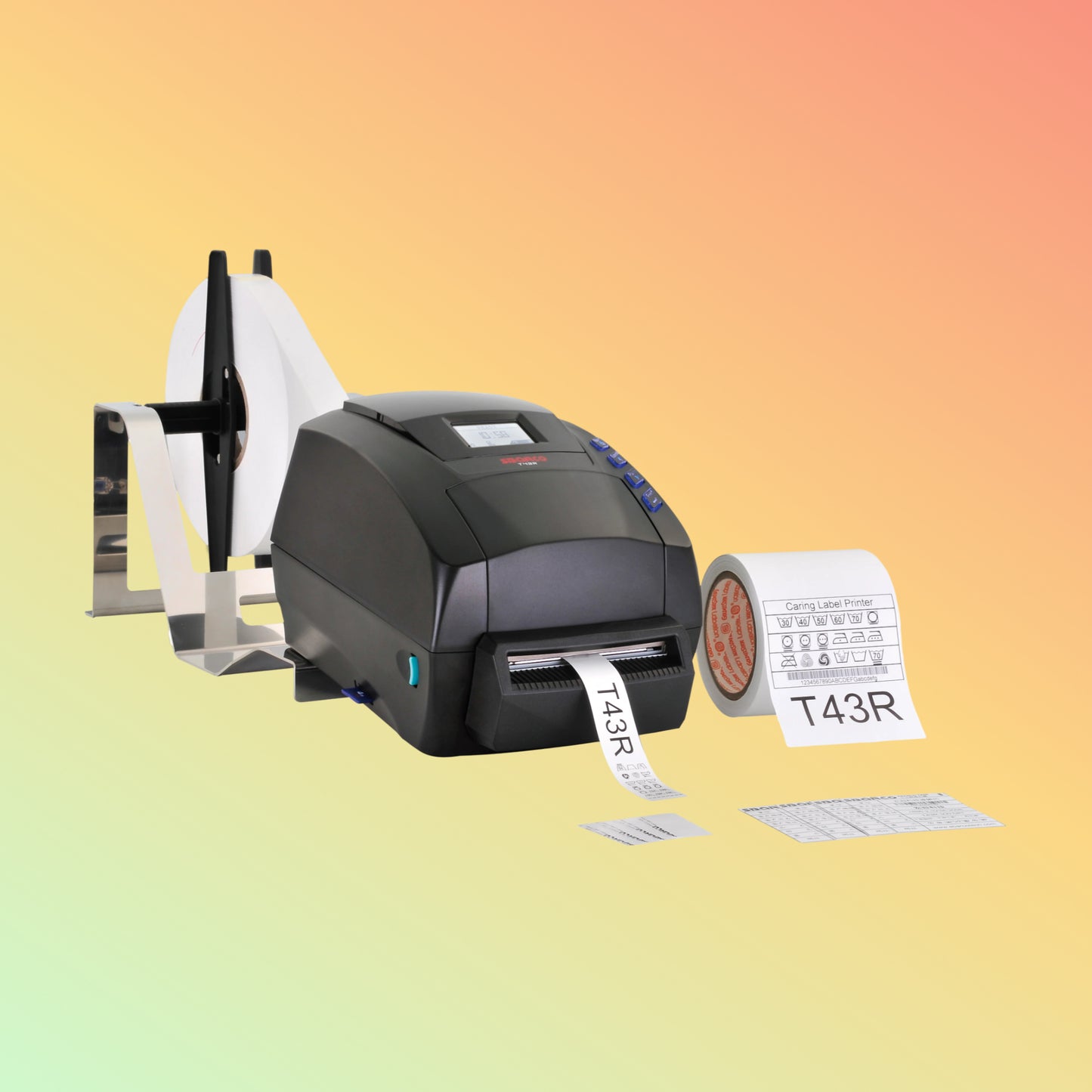 SBARCO T43R+ Care Label Printer – High-Resolution 300 dpi