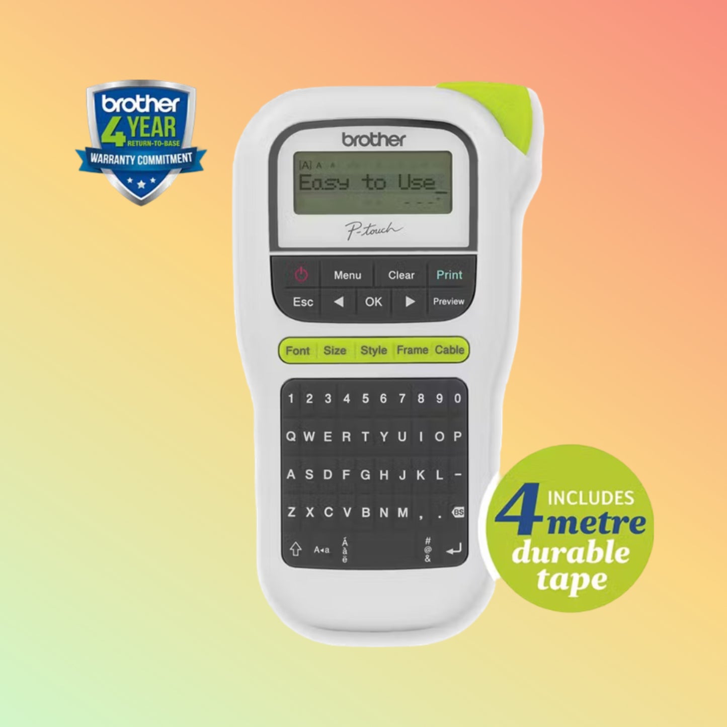 Brother PT-H110 Label Maker: Easy, Portable Labeling