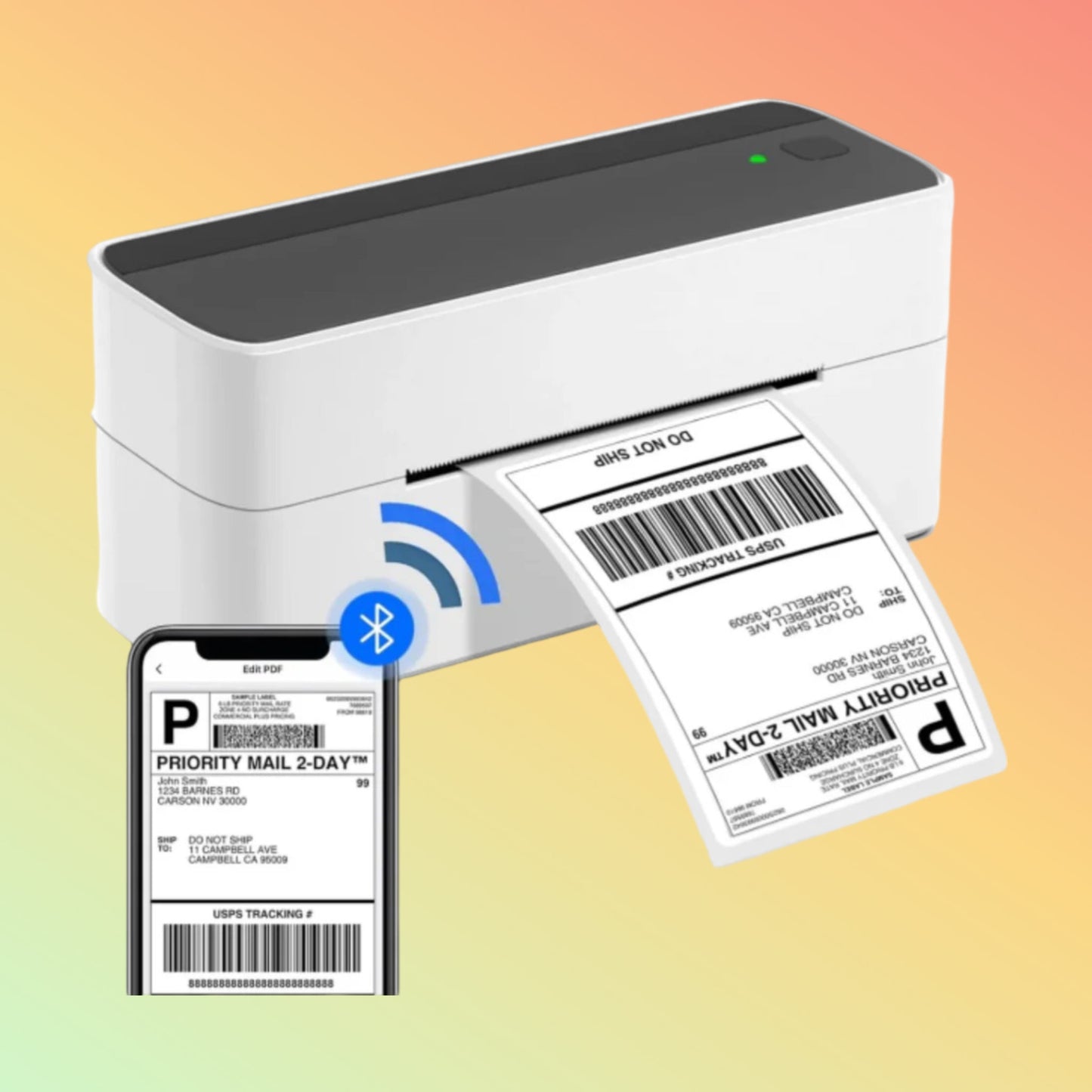 Phomemo PM-241-BT Bluetooth Shipping Label Printer