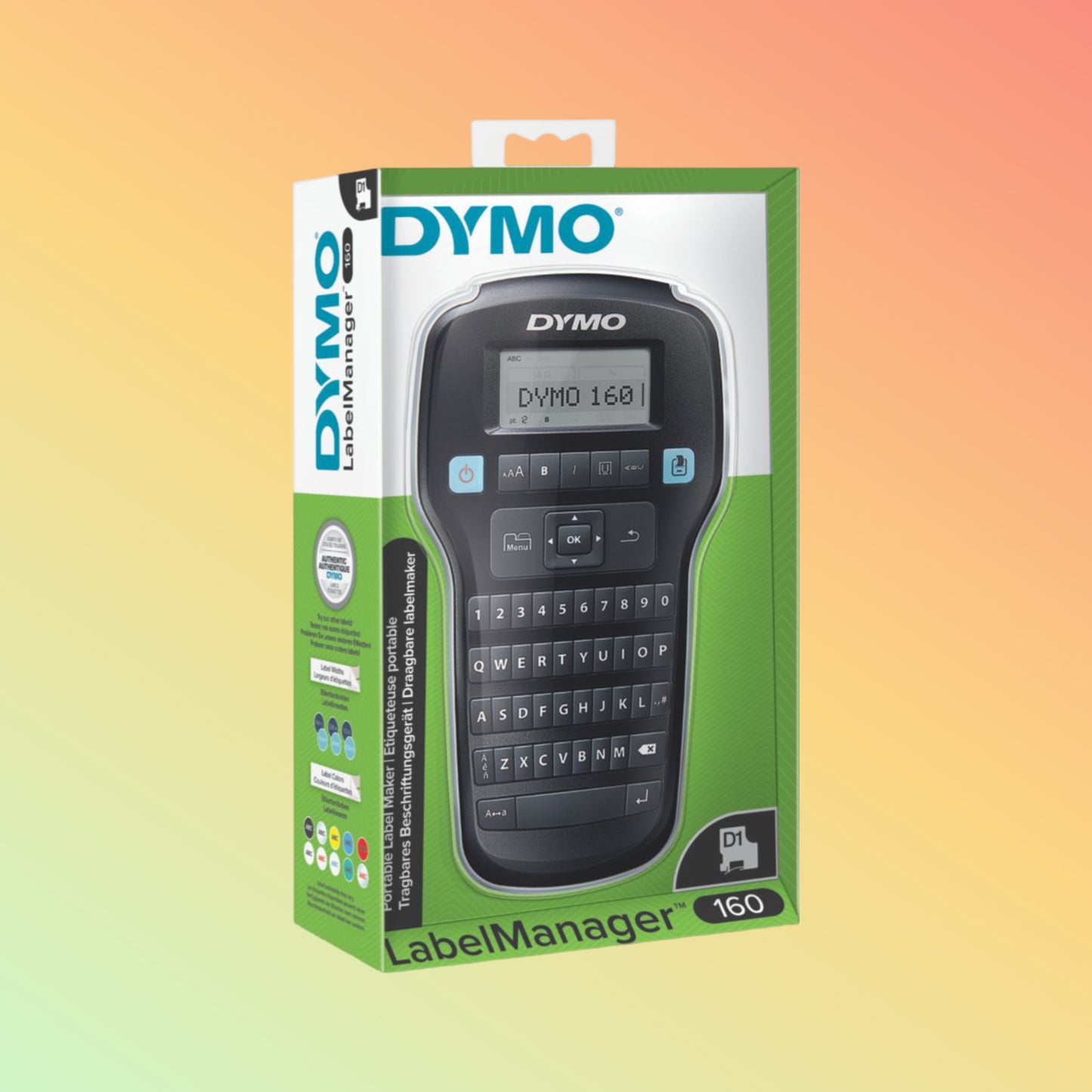 DYMO LabelManager 160 Portable Label Maker – Compact Labeling Solution