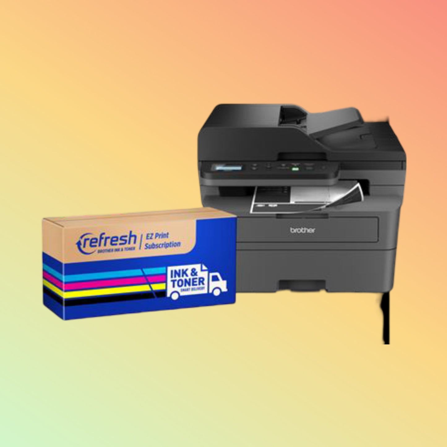 Brother DCPL2640DW: Wireless Monochrome Laser Printer