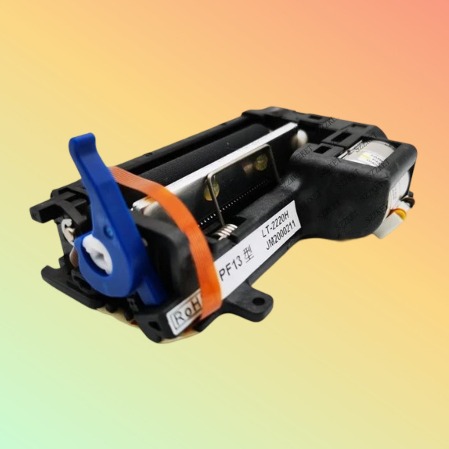 Citizen LT-2220 Thermal Printer Mechanism in use, producing clear and sharp prints.