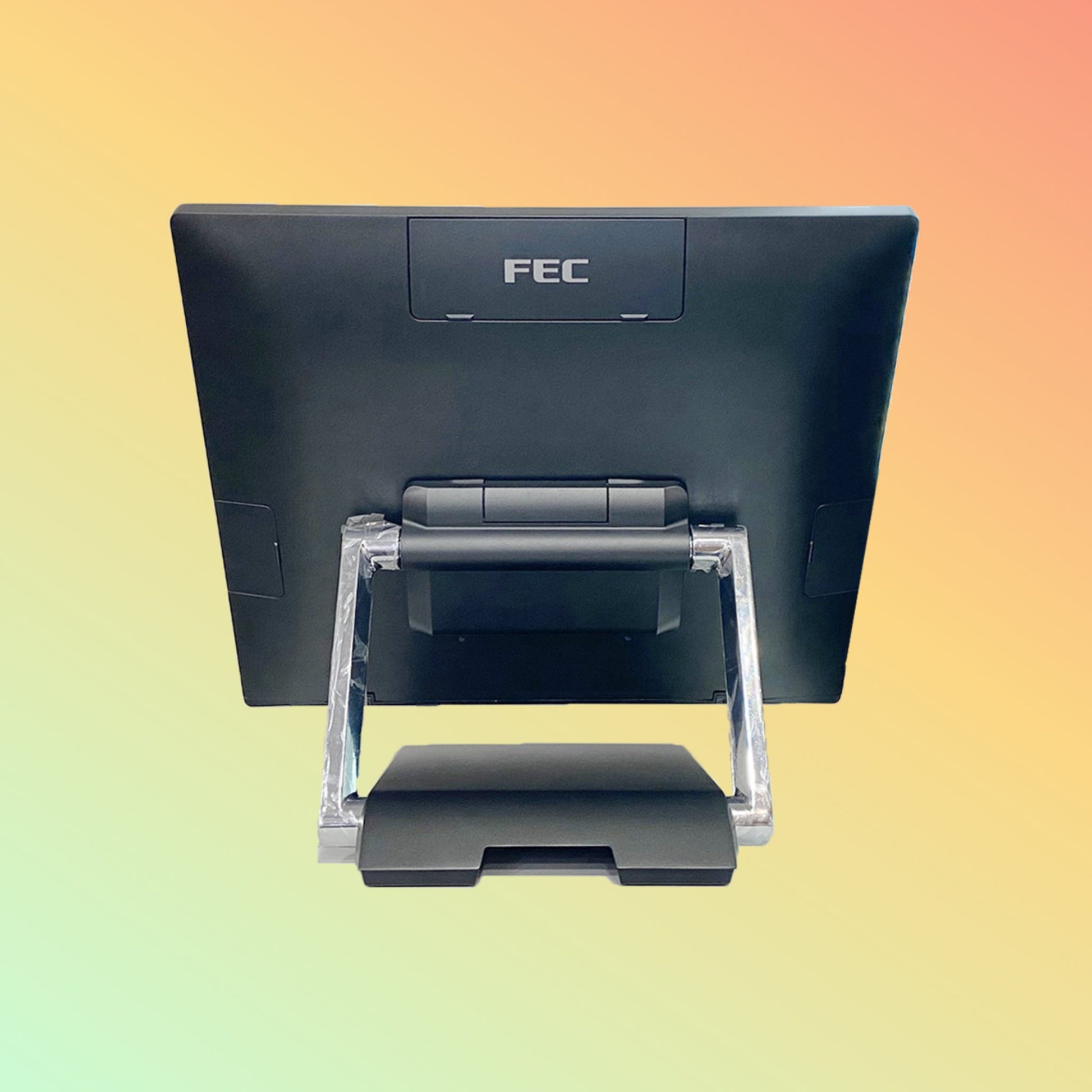 alt="Compact XP-3687 XPOS Point of Sale System by FEC, ideal for space-saving installations"