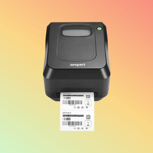 Zenpert 4T500/4T500P barcode printer front view.