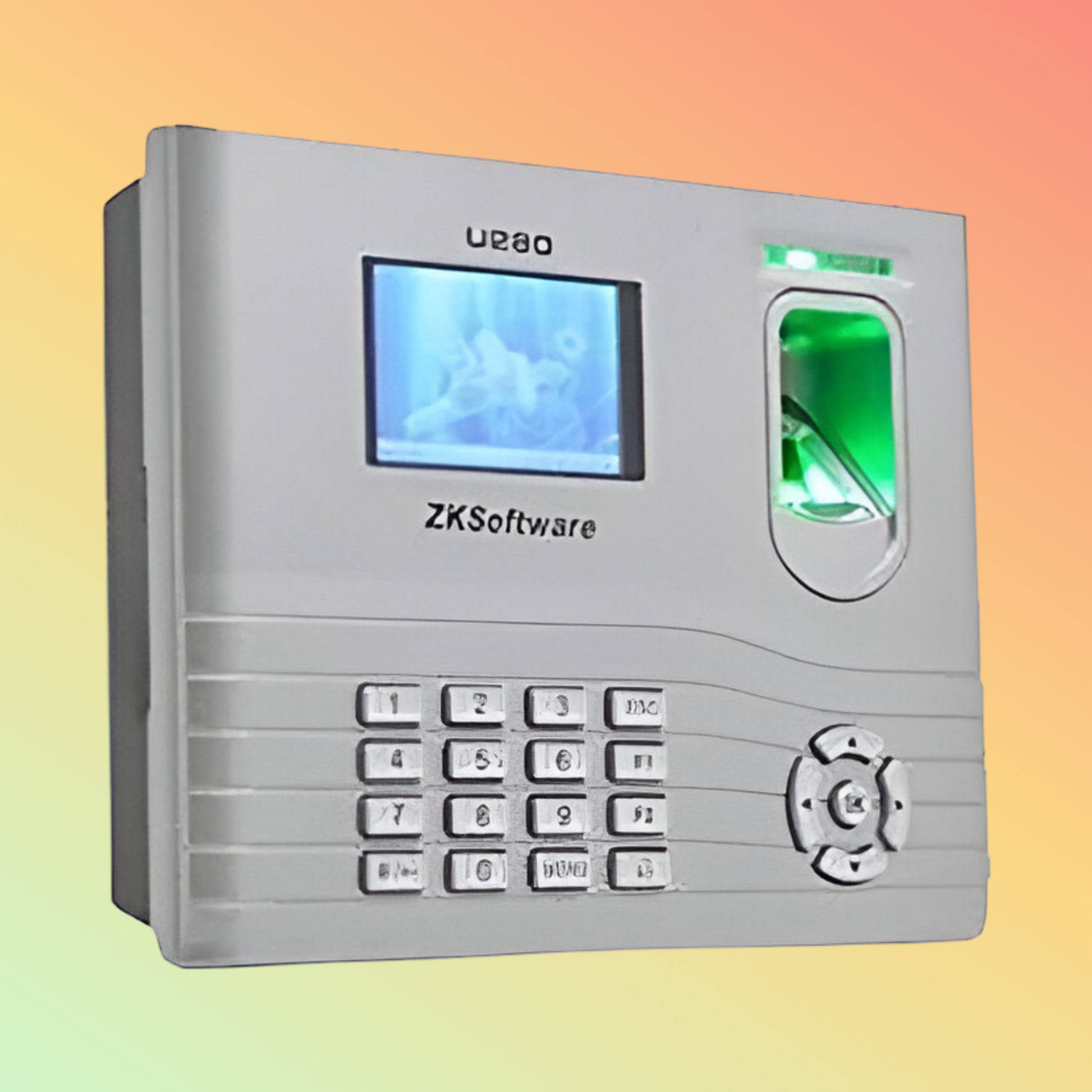 ZKTeco U270 Fingerprint Scanner: A detailed view of the fingerprint scanner in use, emphasizing its accuracy and speed.