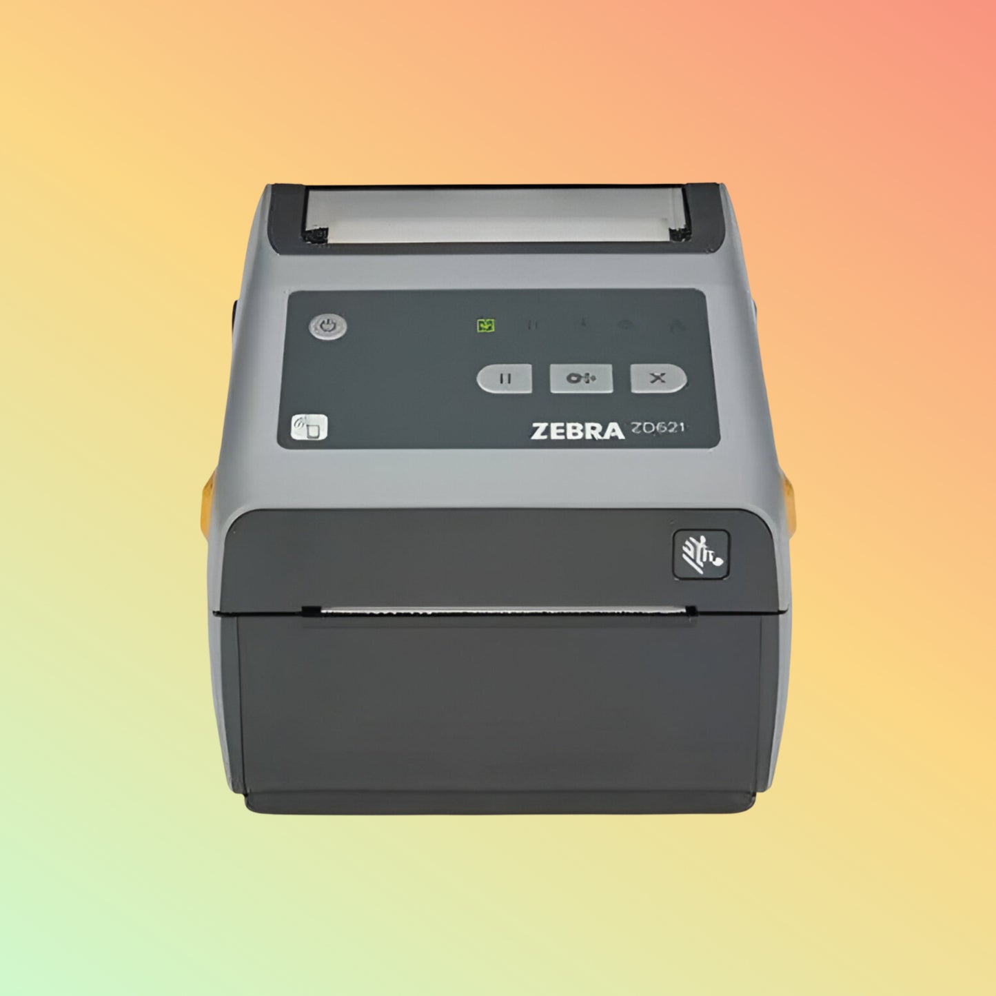 "Zebra ZD621T Barcode Printer - 300 dpi resolution, USB, Ethernet, Bluetooth connectivity"