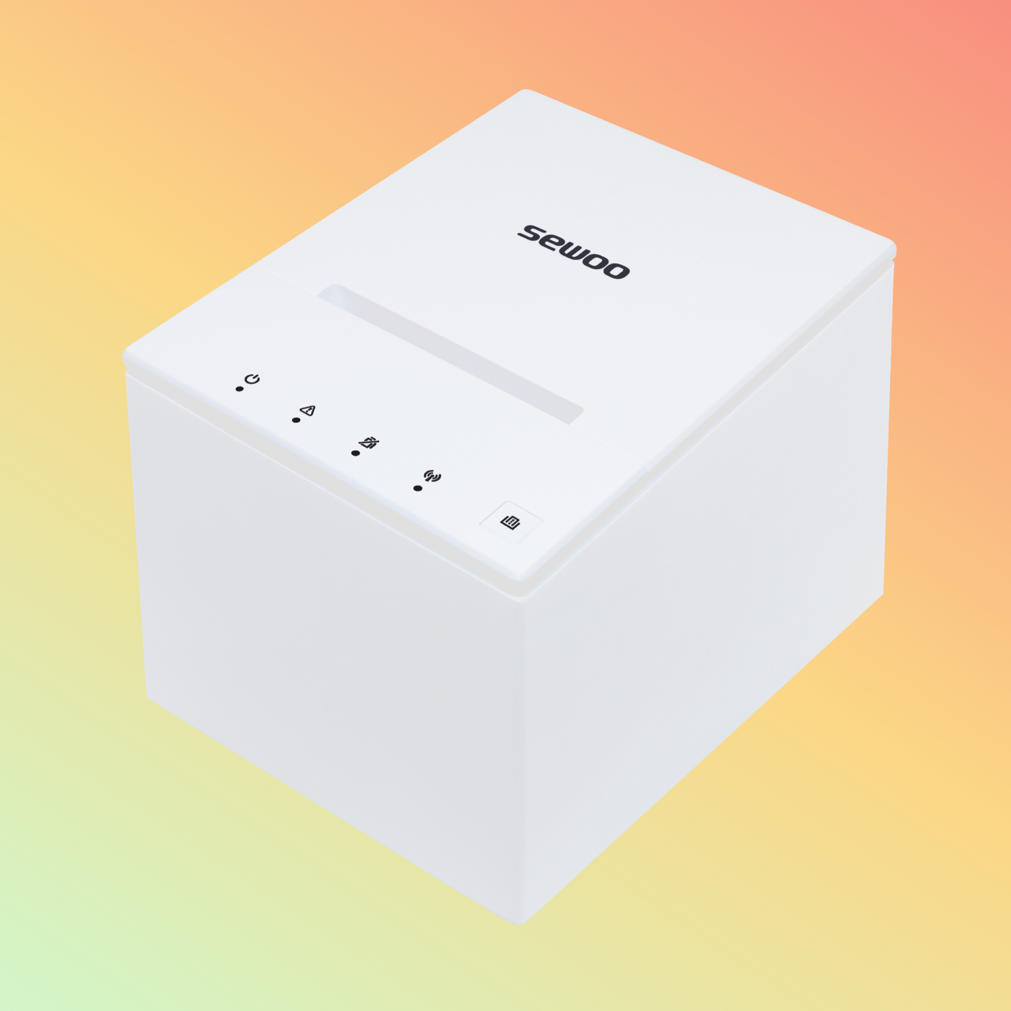 High-speed SLK-TS200 printing receipts with clear text.