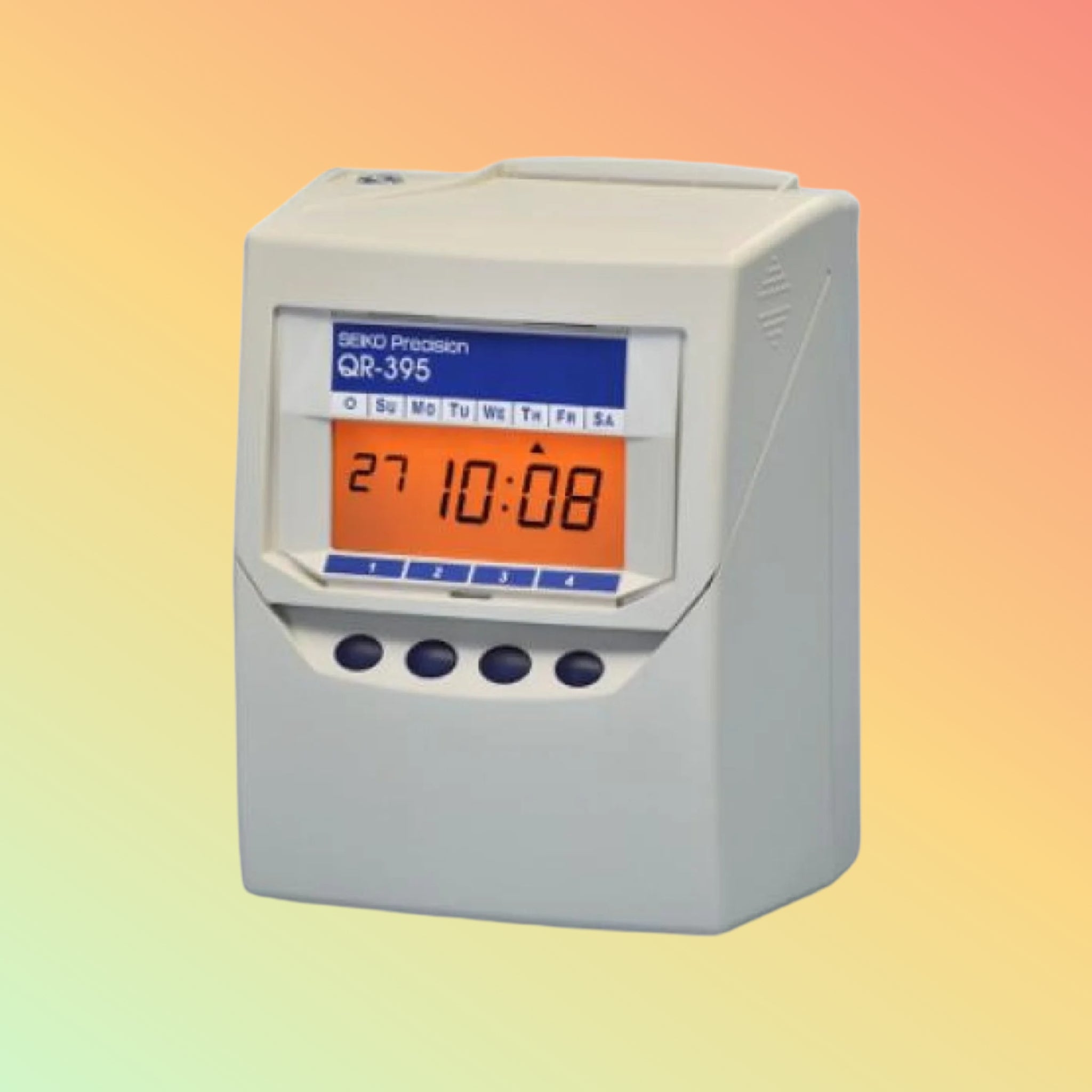 Seiko QR-395 Time Clock Recorder - Accurate & Efficient