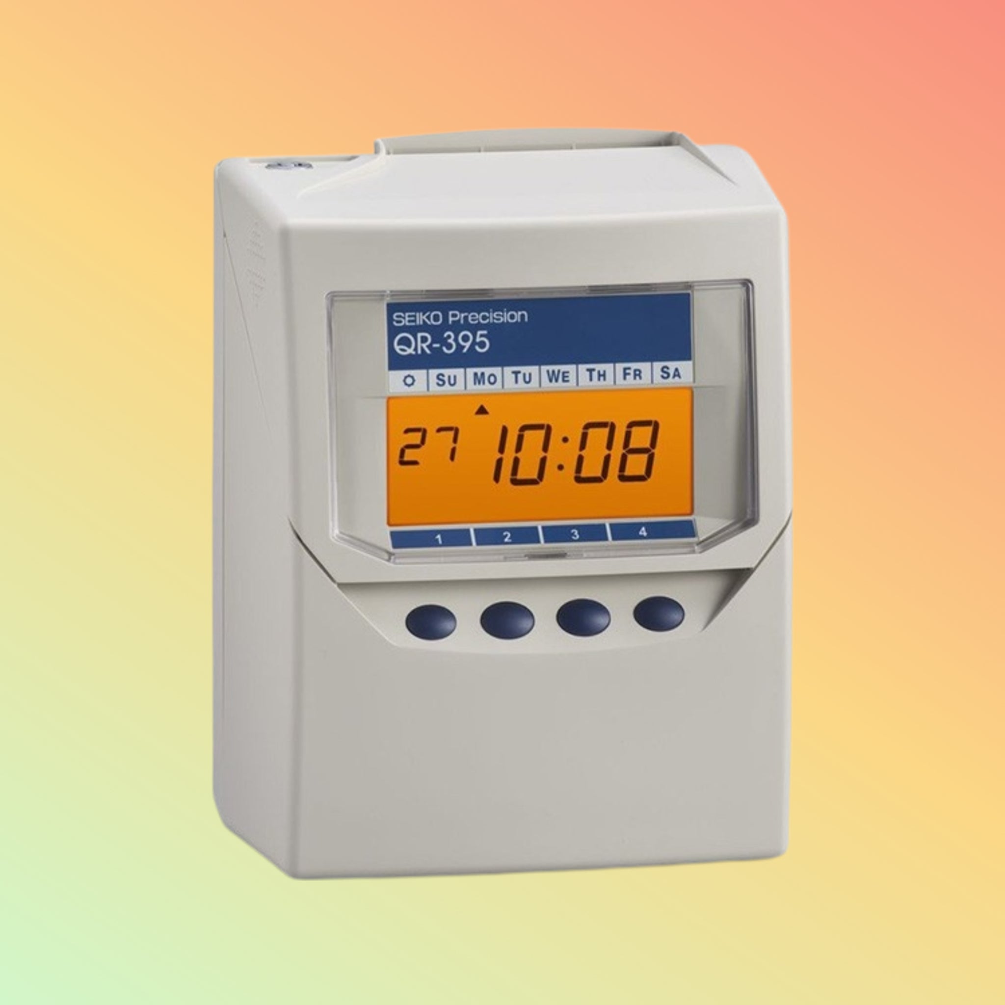 Seiko QR-395 Time Clock Recorder - Accurate & Efficient