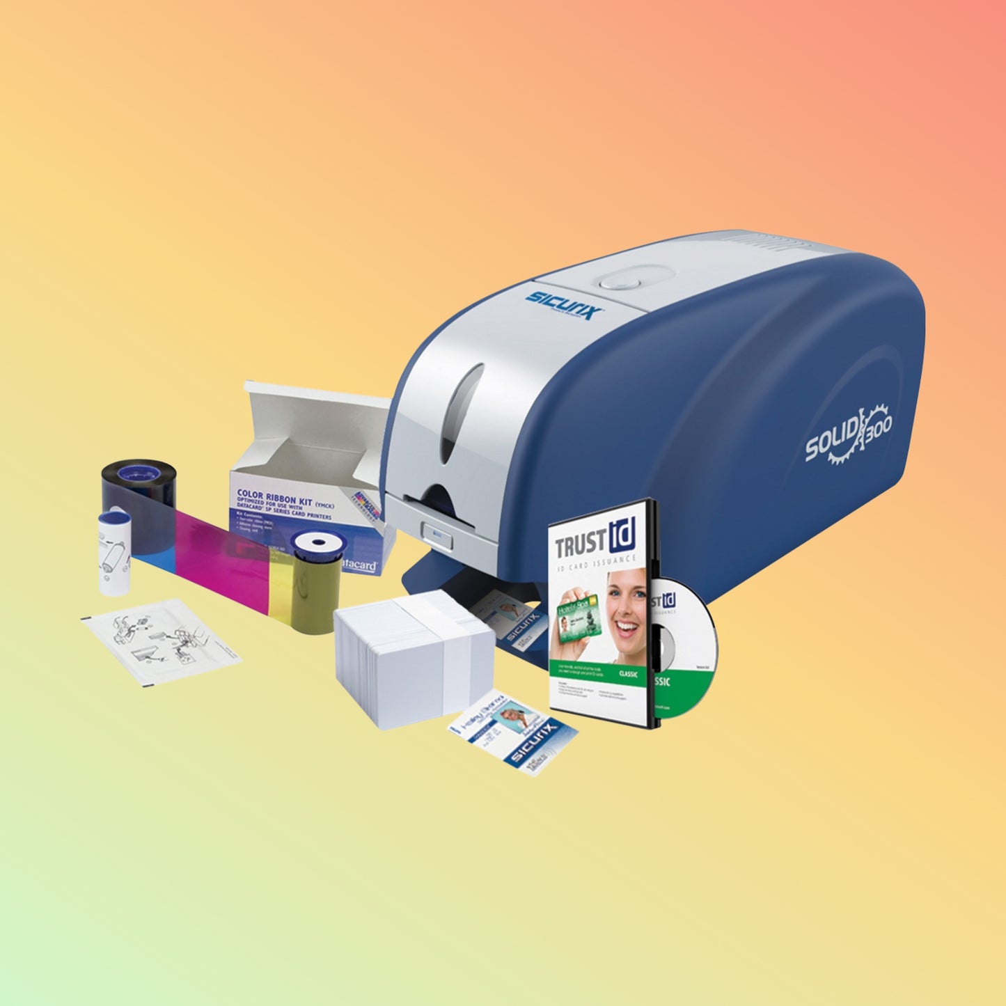 IDP Solid 310D ID Card Printer | Dual-Sided